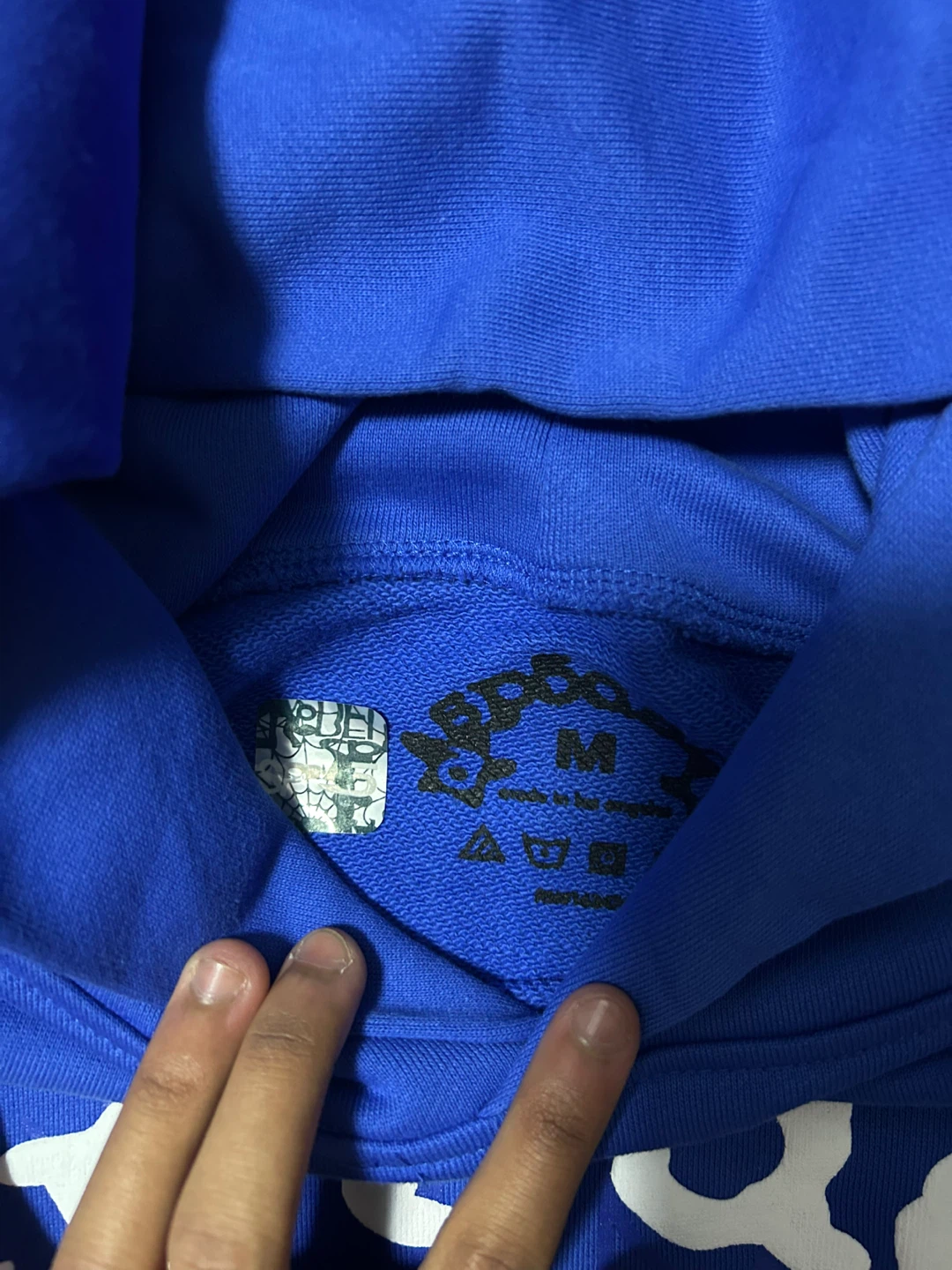 spider hoodie blue - photo 3