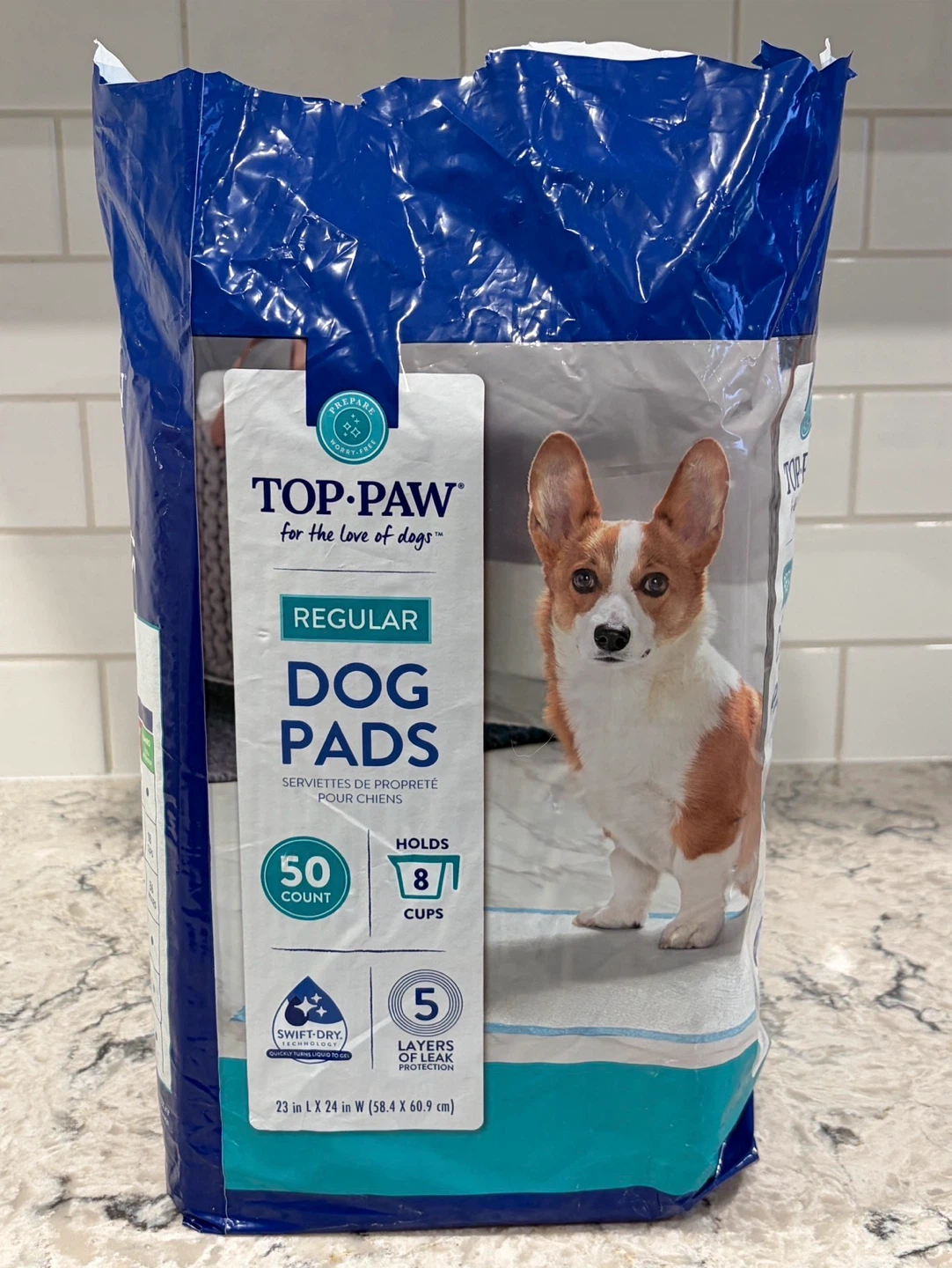 Top Paw Regular Dog Pads - 50 Count (35 left)