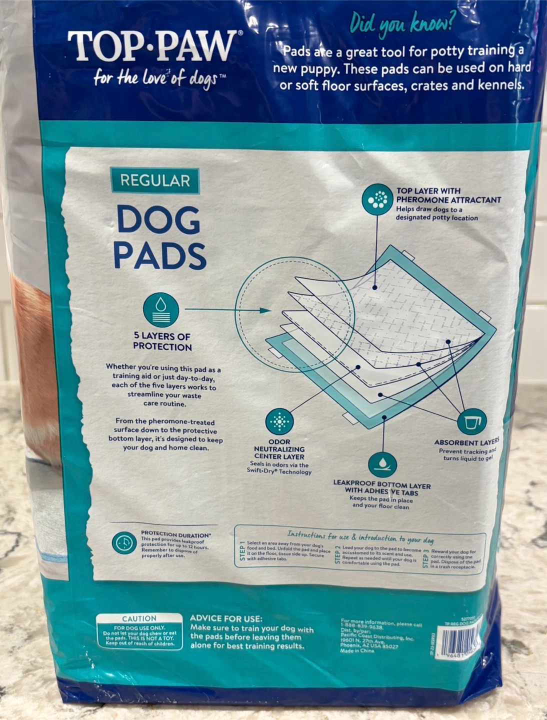 Top Paw Regular Dog Pads - 50 Count (35 left) - photo 2