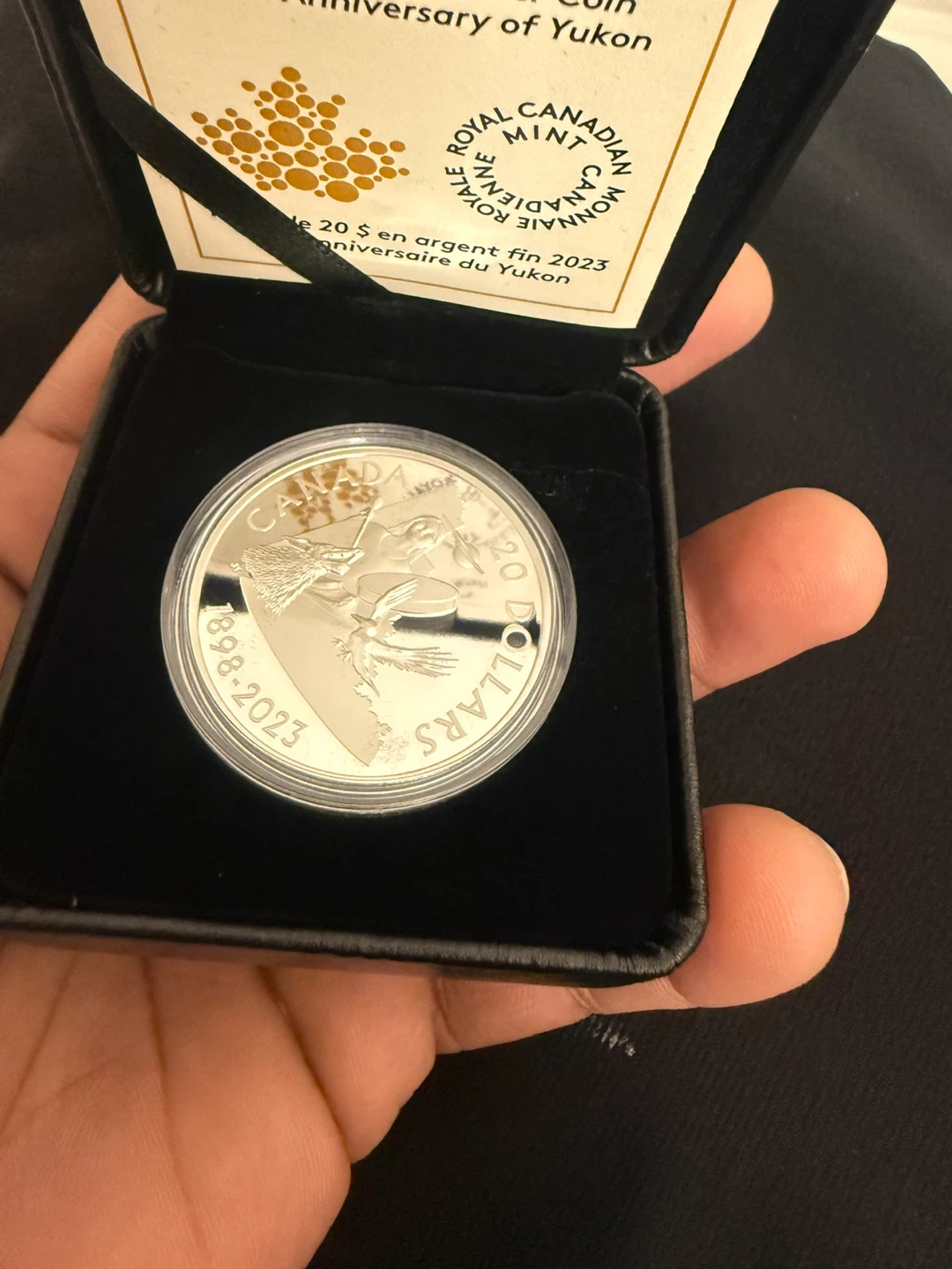 Royal Canadian Mint 2023 Yukon Anniversary Silver Coin