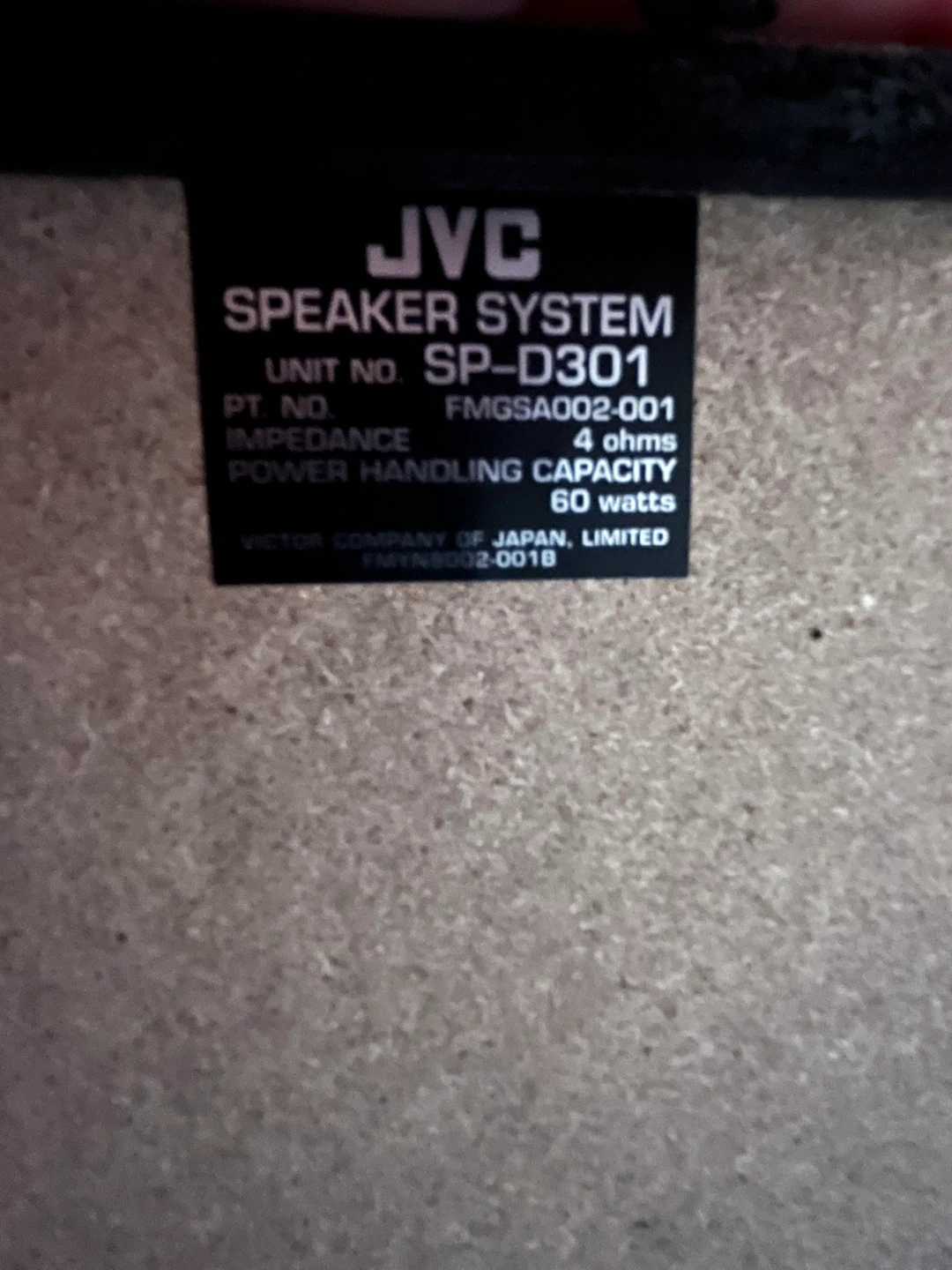 Sony LBT-A190 Stereo System with JVC SP-D301 Speakers - photo 3