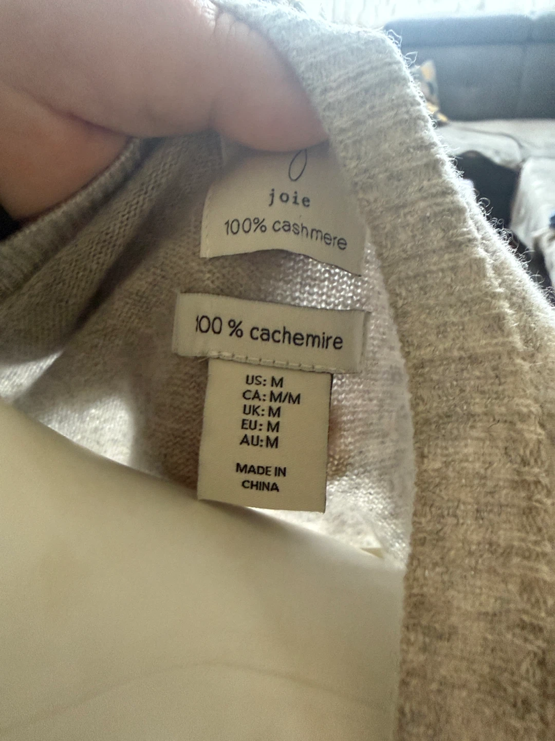 Gray Cashmere Sweater Size Medium - photo 5