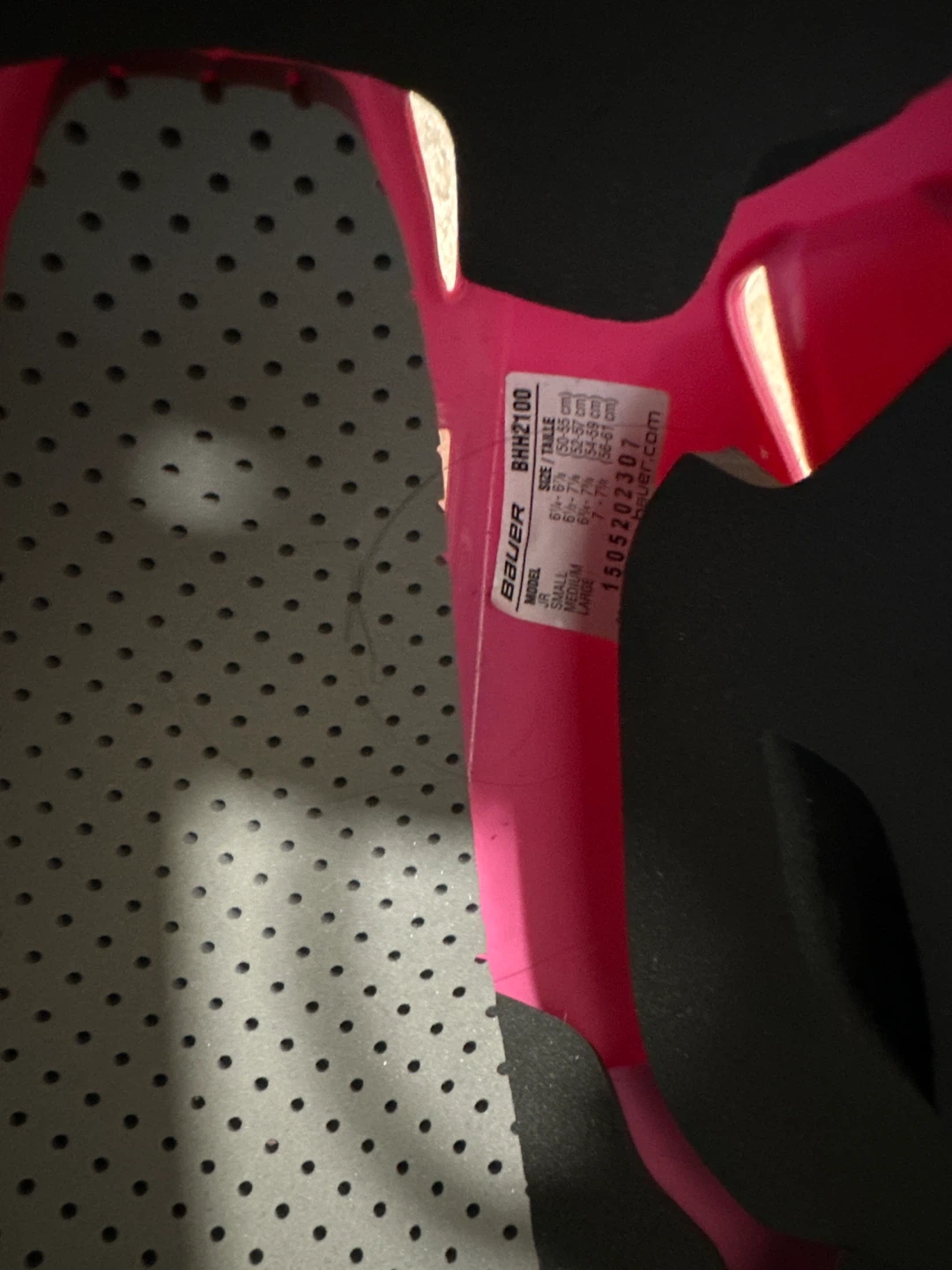 Bauer Hockey Helmet with Cage - Pink - photo 2