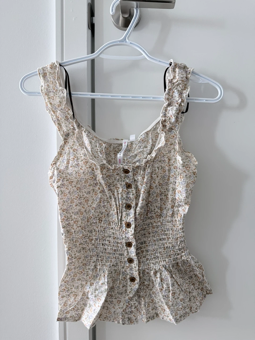 Floral Smocked Tank Top