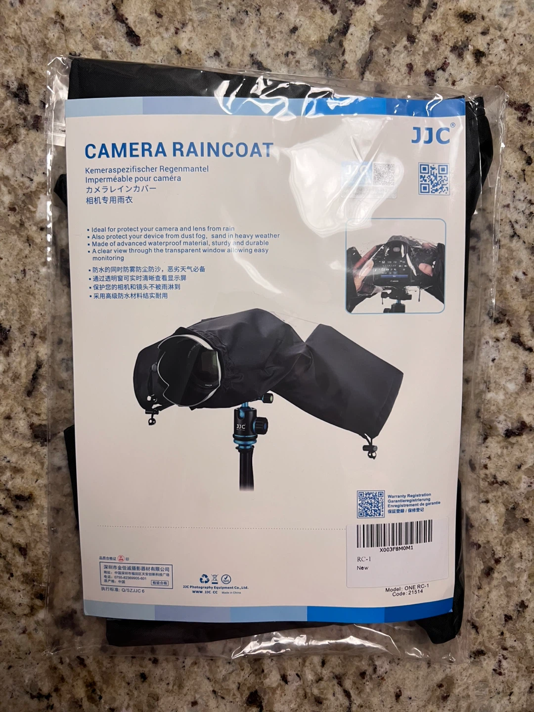 Camera raincoat