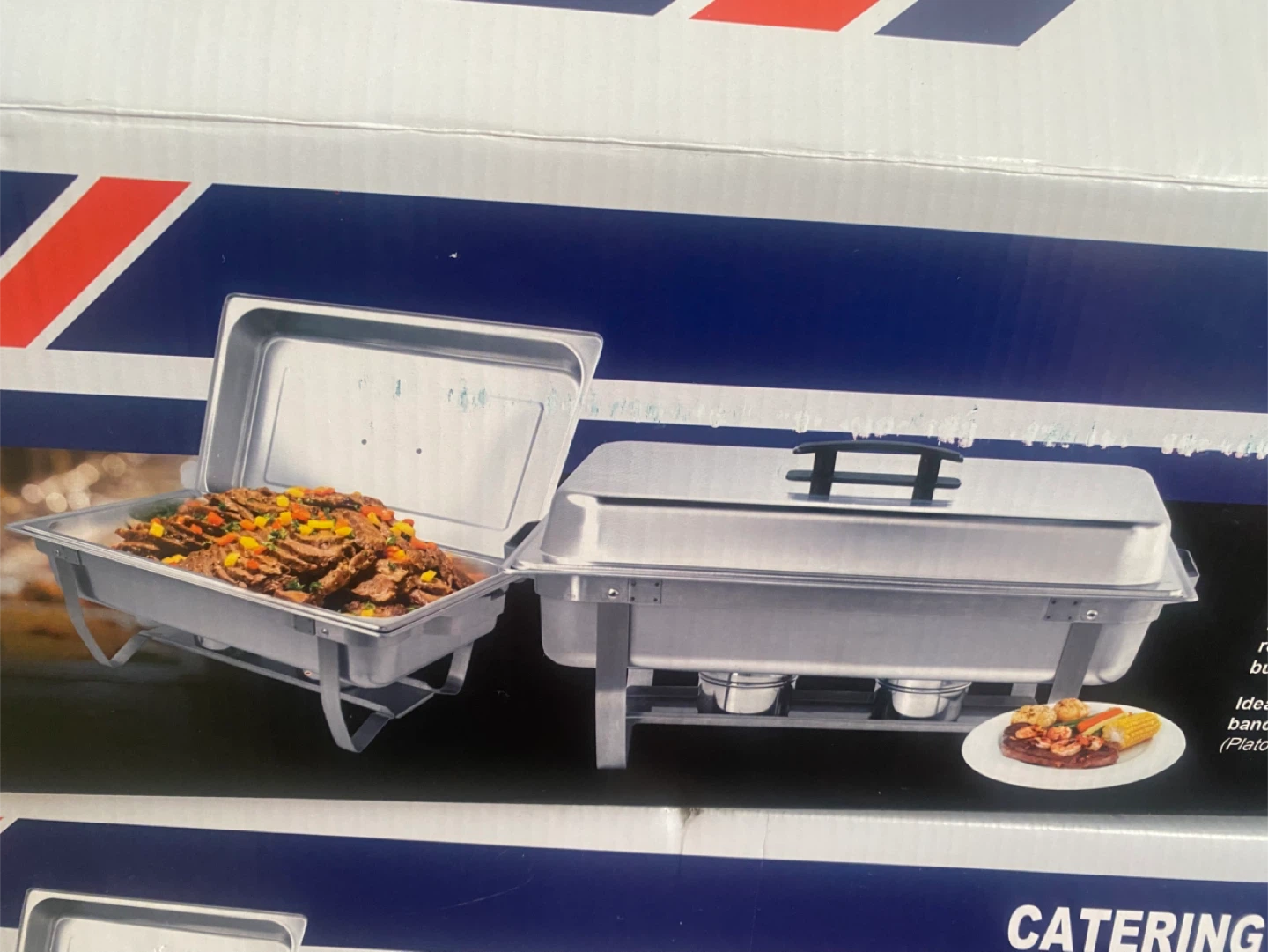 OMCAN 8.5-Liter Chafer with Foldable Legs