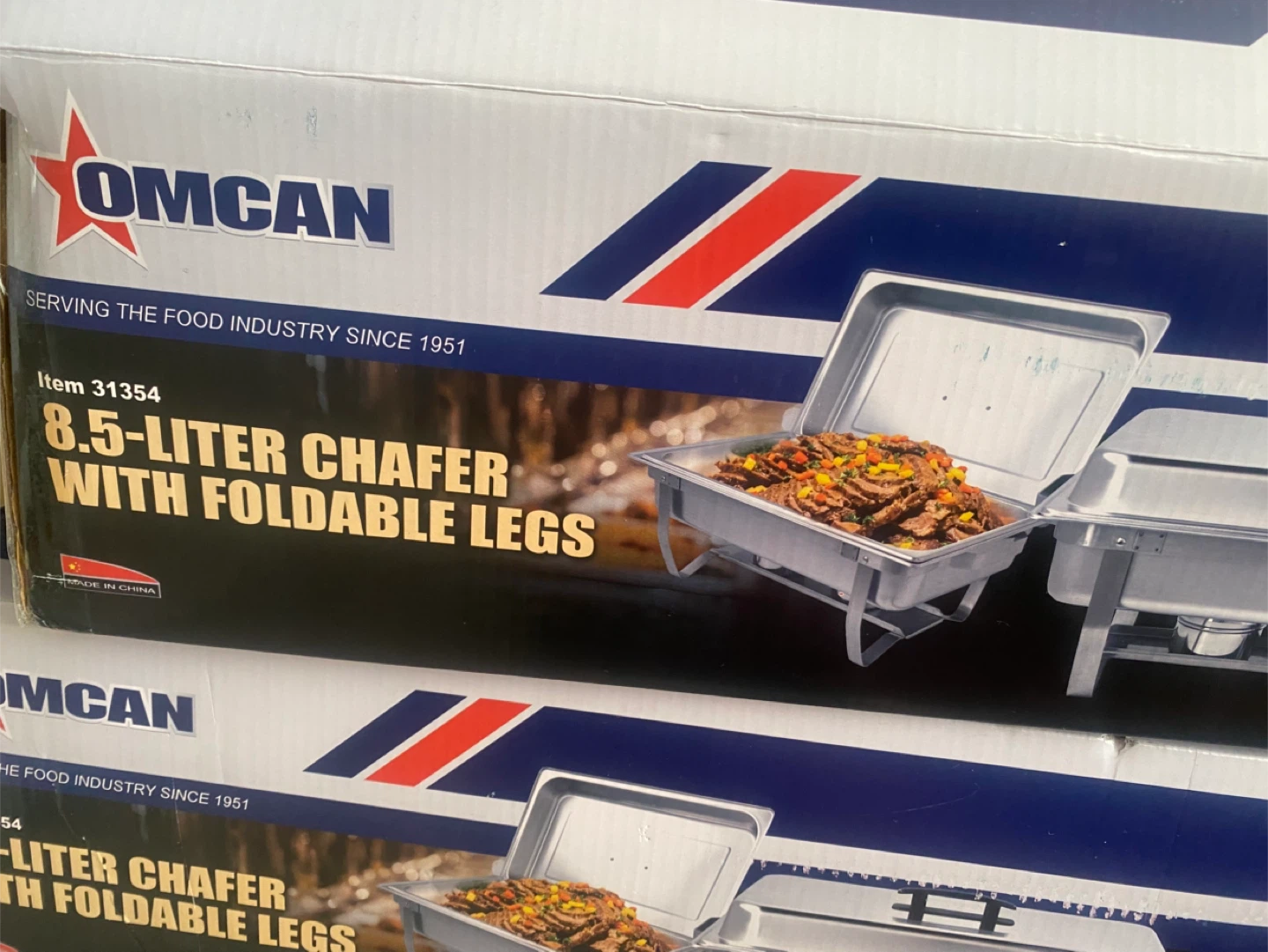 OMCAN 8.5-Liter Chafer with Foldable Legs - photo 3