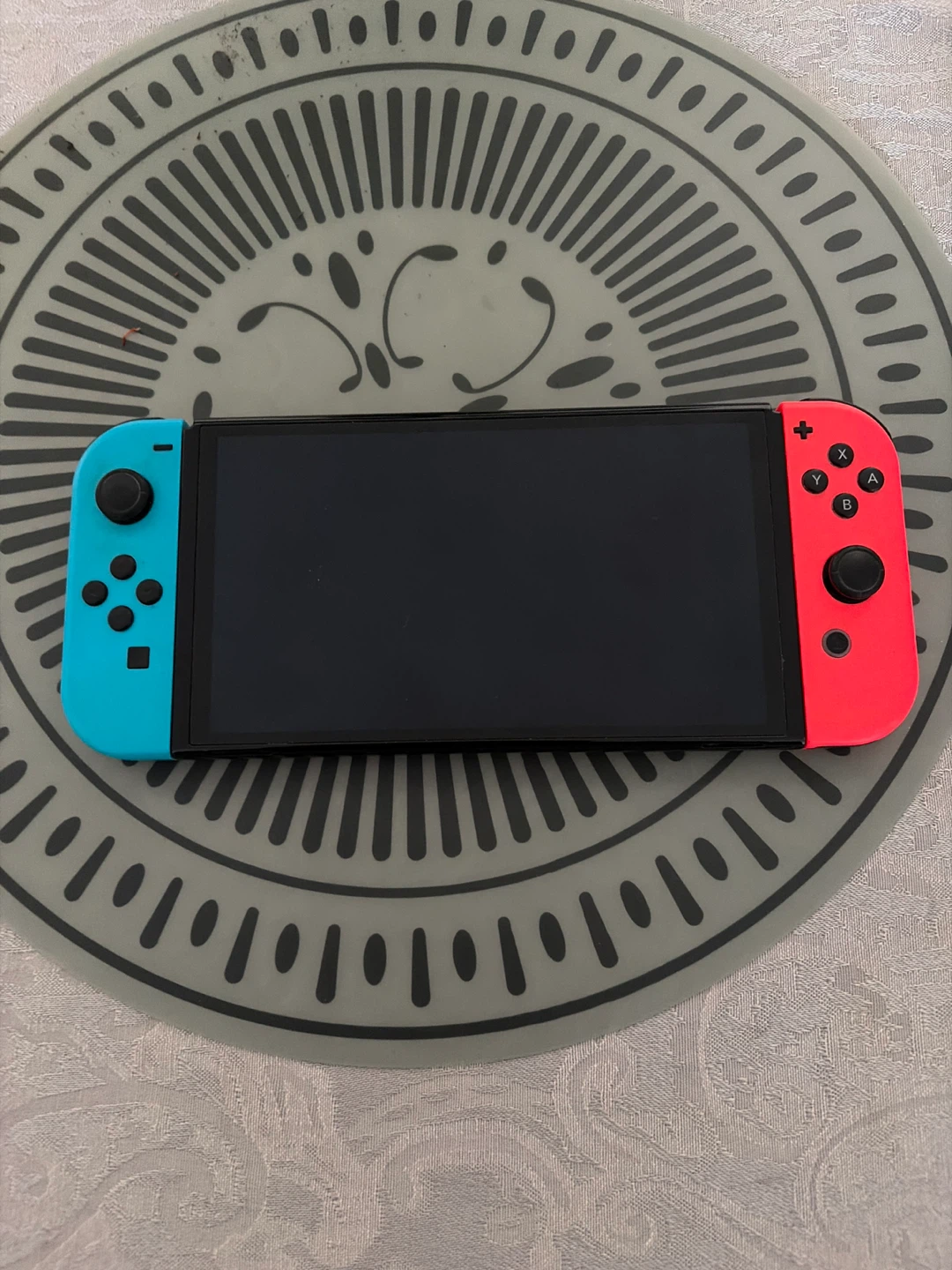 Nintendo Switch Console with Red and Blue Joy-Cons