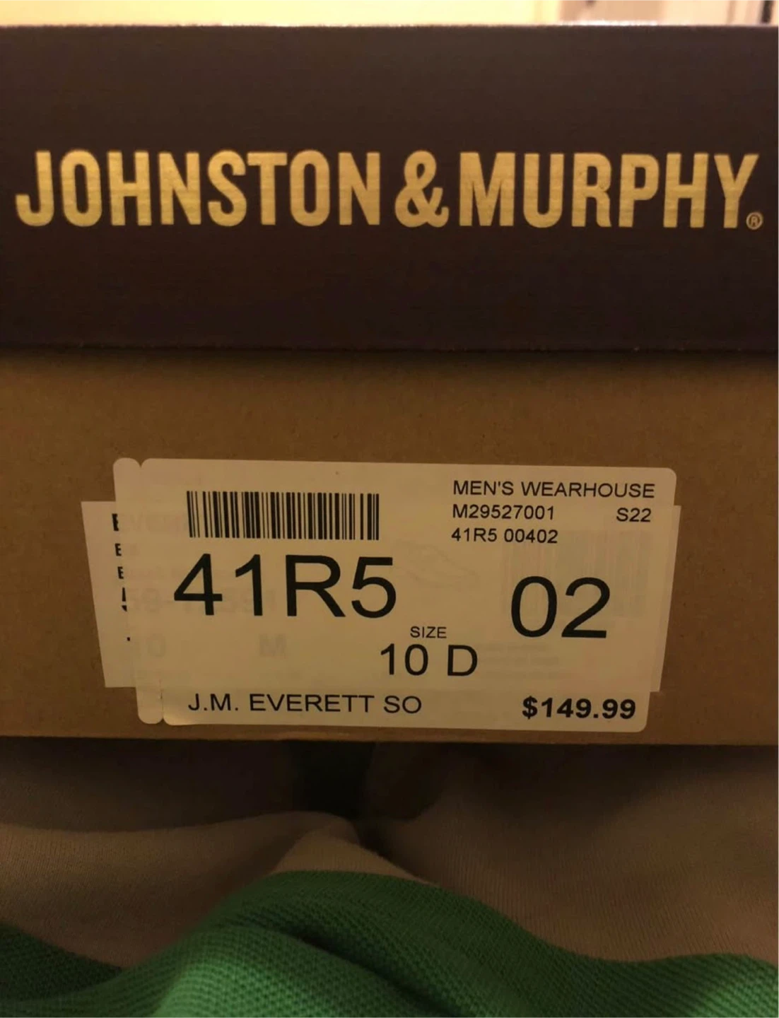 Johnston & Murphy Men's Black Loafers Size 10D - photo 3
