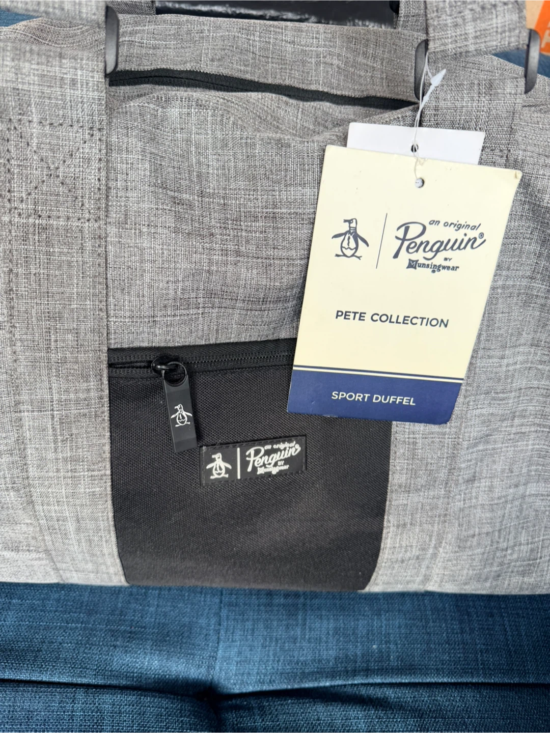 Original Penguin Pete Collection Sport Duffel Bag - Grey - photo 2