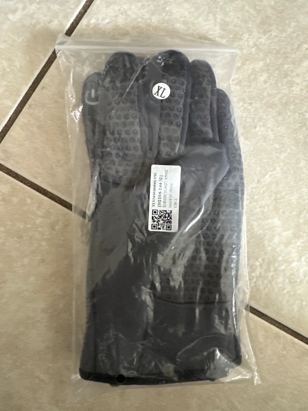 XL Black Winter Gloves