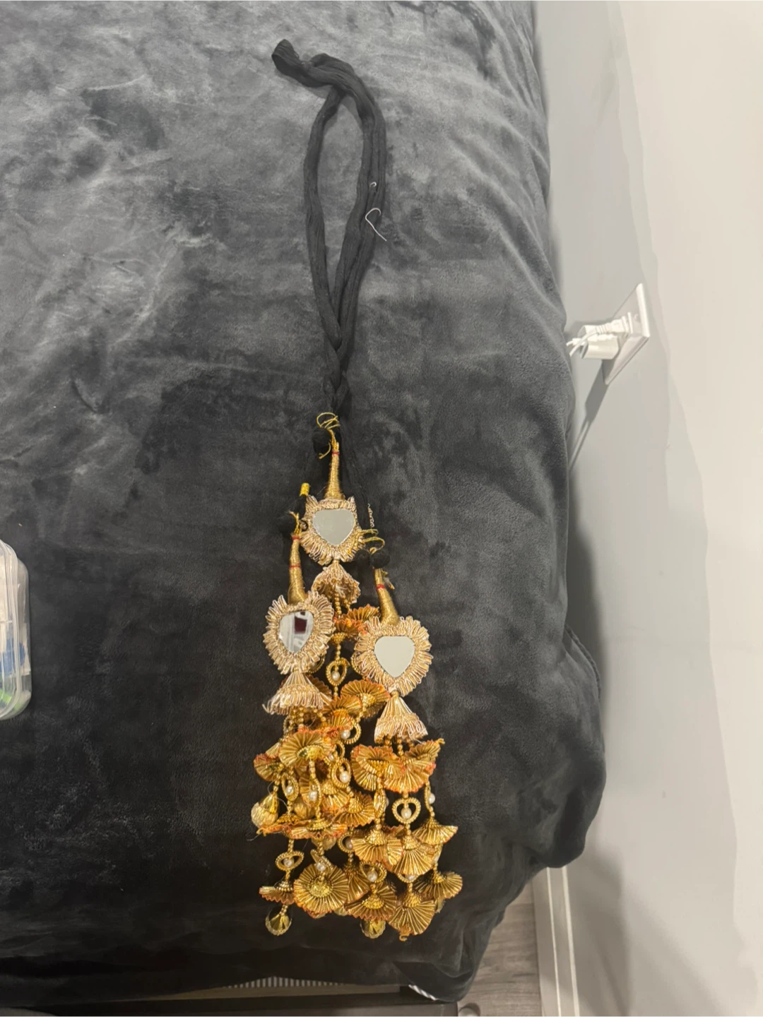 Golden Tassel with Mirrors and Beads (Prandi) - photo 4