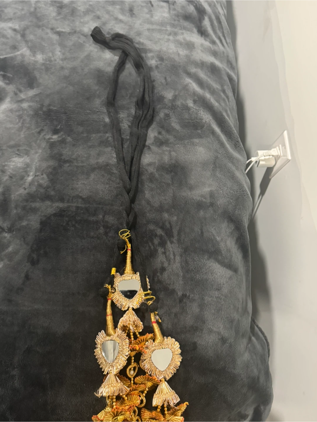 Golden Tassel with Mirrors and Beads (Prandi) - photo 2