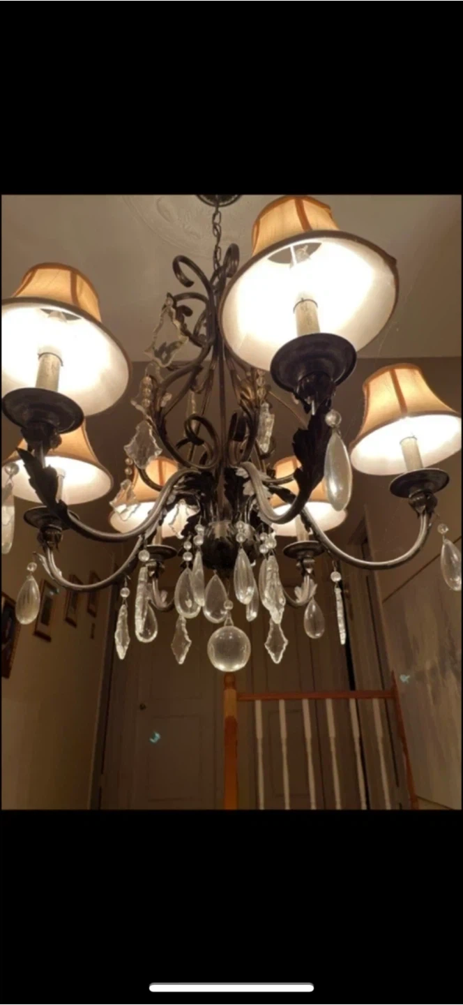Chandelier with 6 Lights and Crystal Accents - photo 3