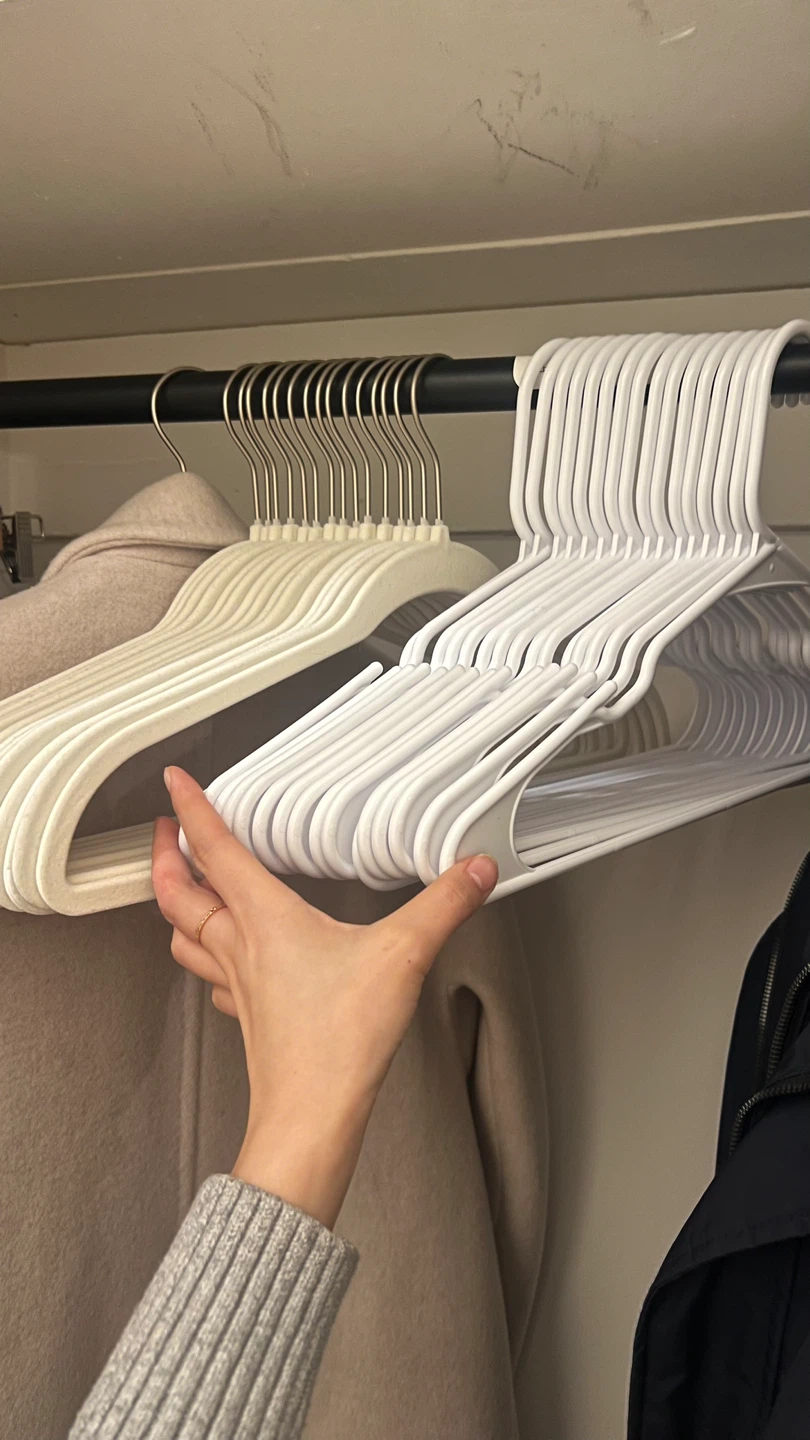 White Clothes Hangers