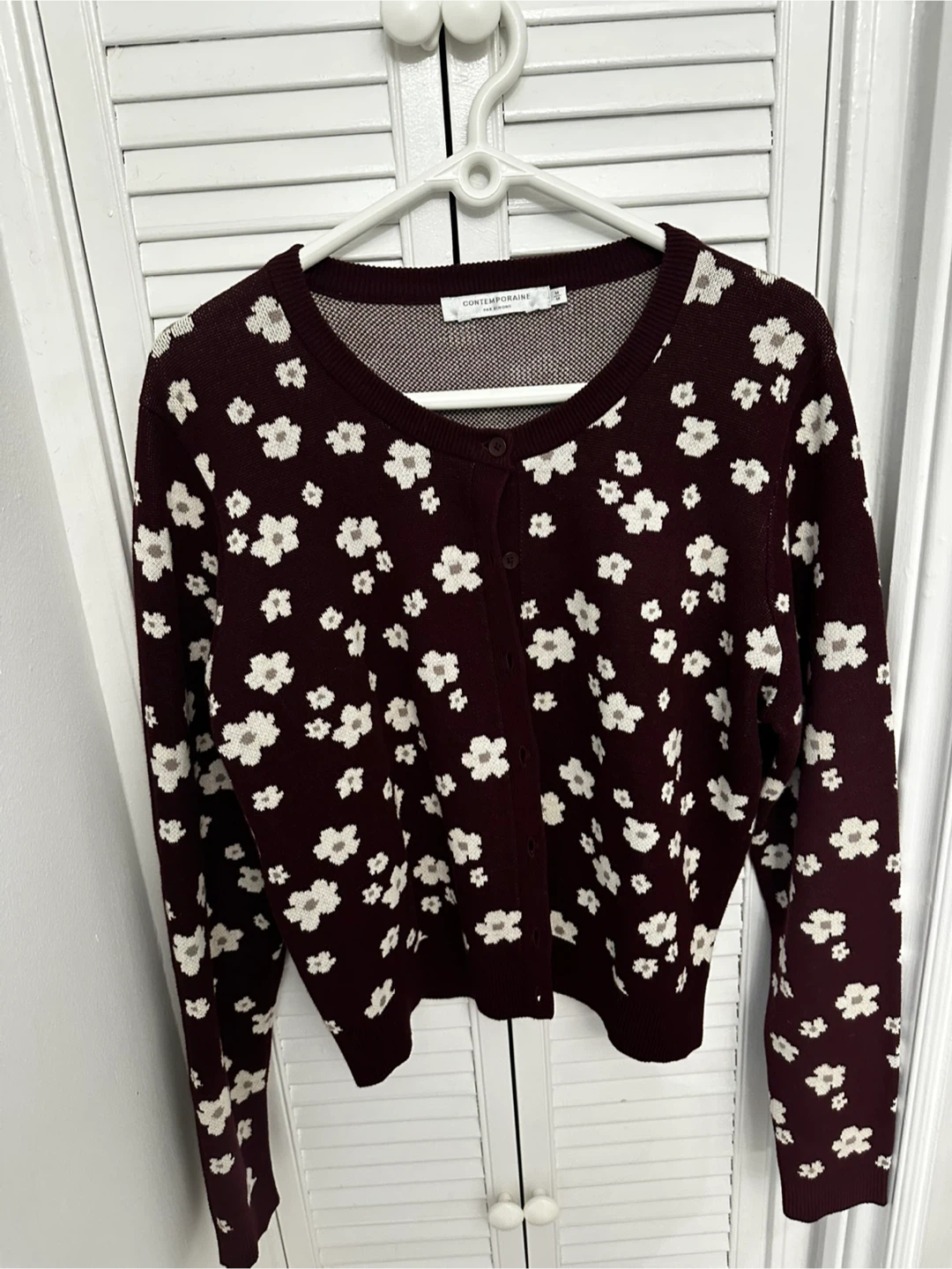 Simons Floral Cardigan - Size M