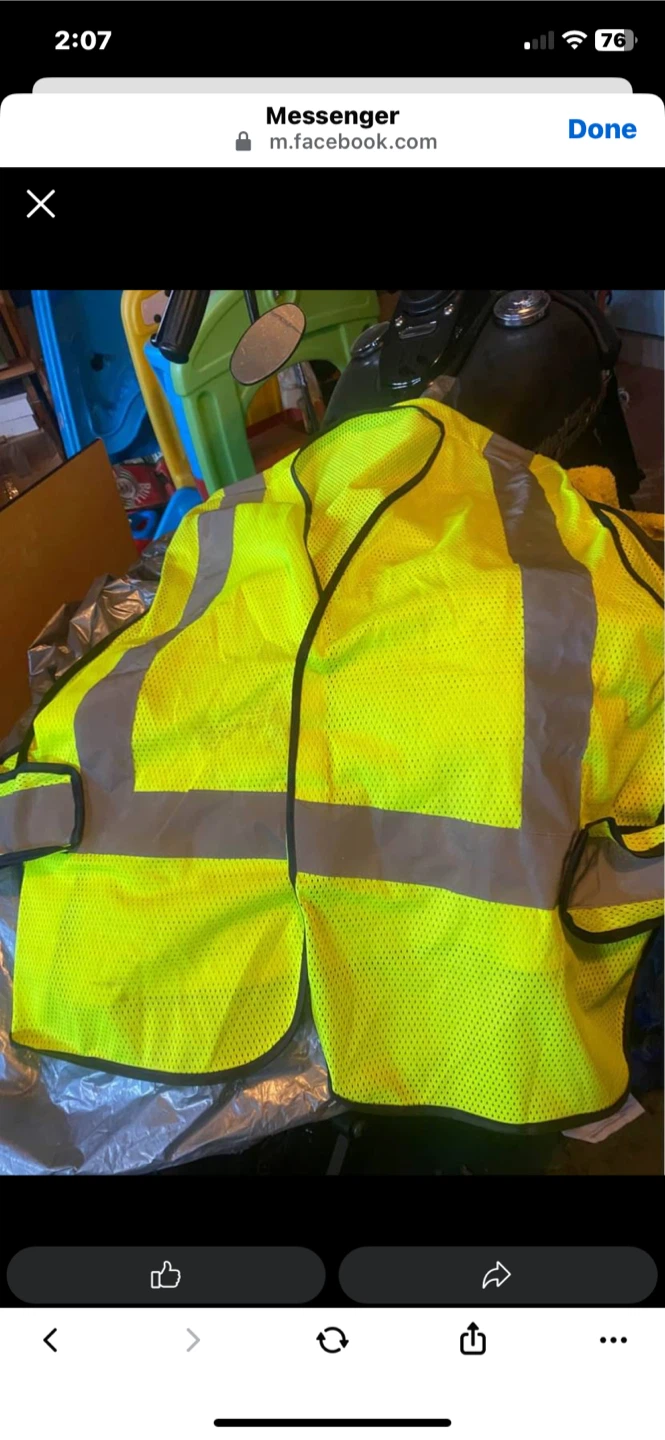 Yellow High-Visibility Safety Vest