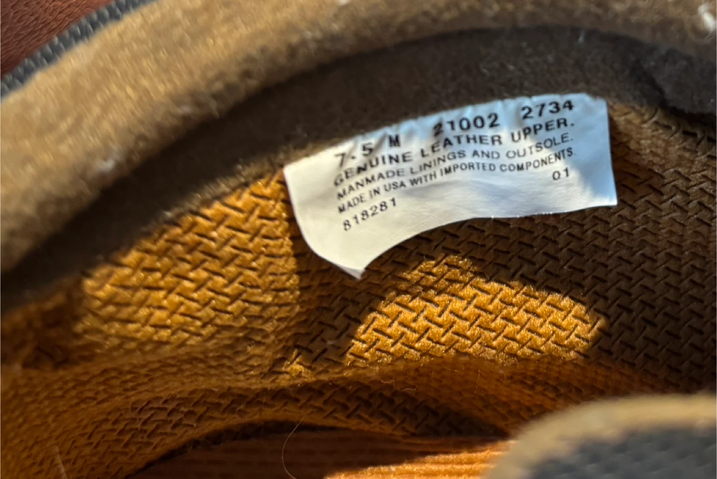 Vintage Timberland Brown Leather Lace-Up Boots - Size 7.5 M - photo 4