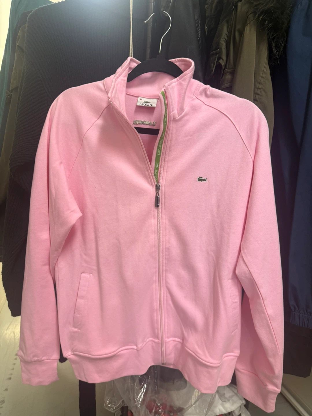 Lacoste Pink Full Zip Track Jacket