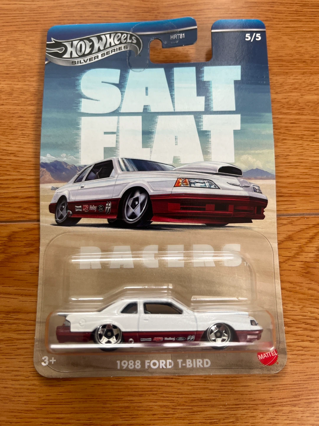 Hot Wheels Silver Series Salt Flat 1988 Ford T-Bird