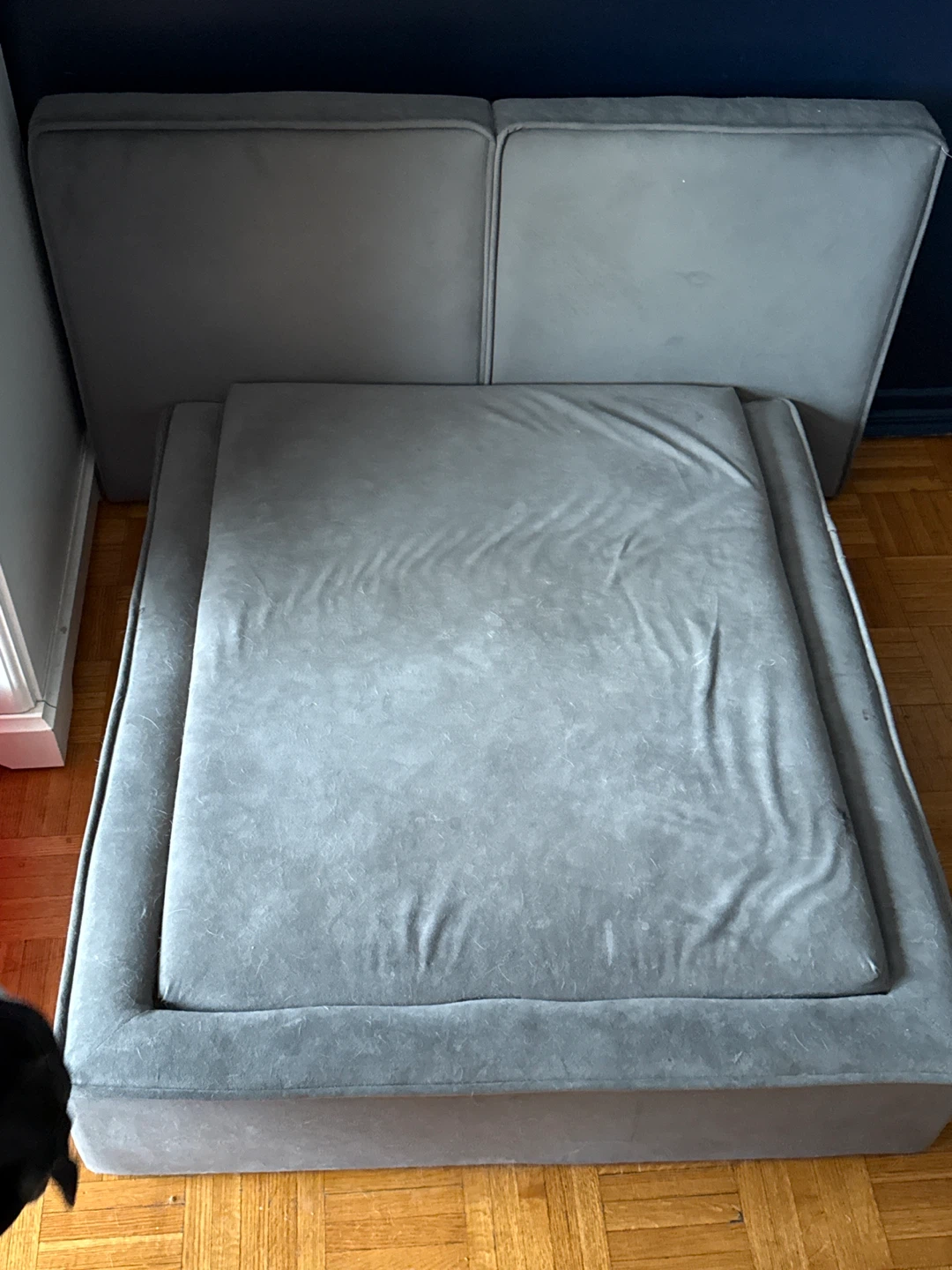 Grey Dog Bed