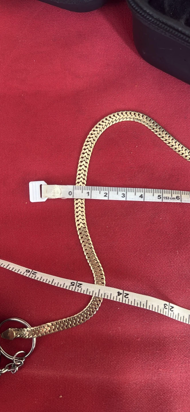 14k yellow gold men’s necklace 22” long - photo 3