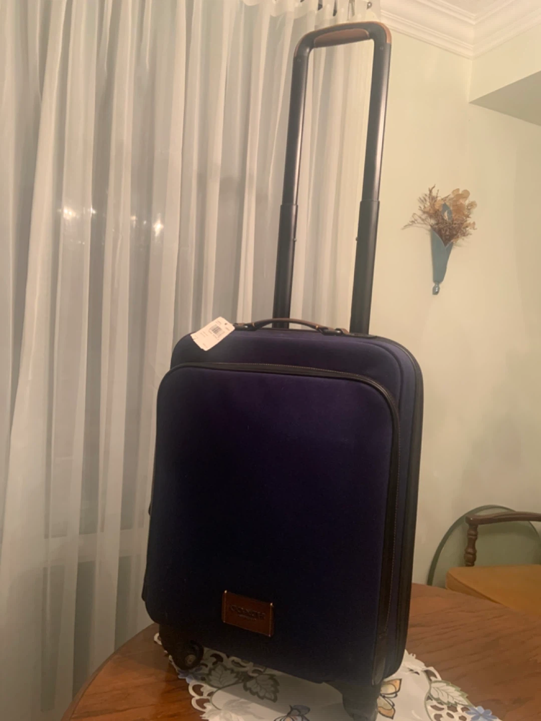 Coach New York Rolling Suitcase - Bright Navy - photo 4