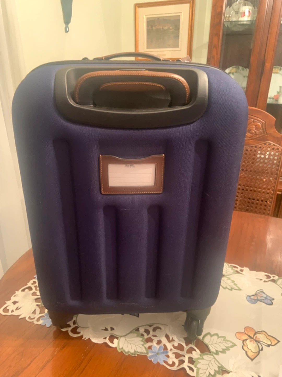 Coach New York Rolling Suitcase - Bright Navy - photo 5