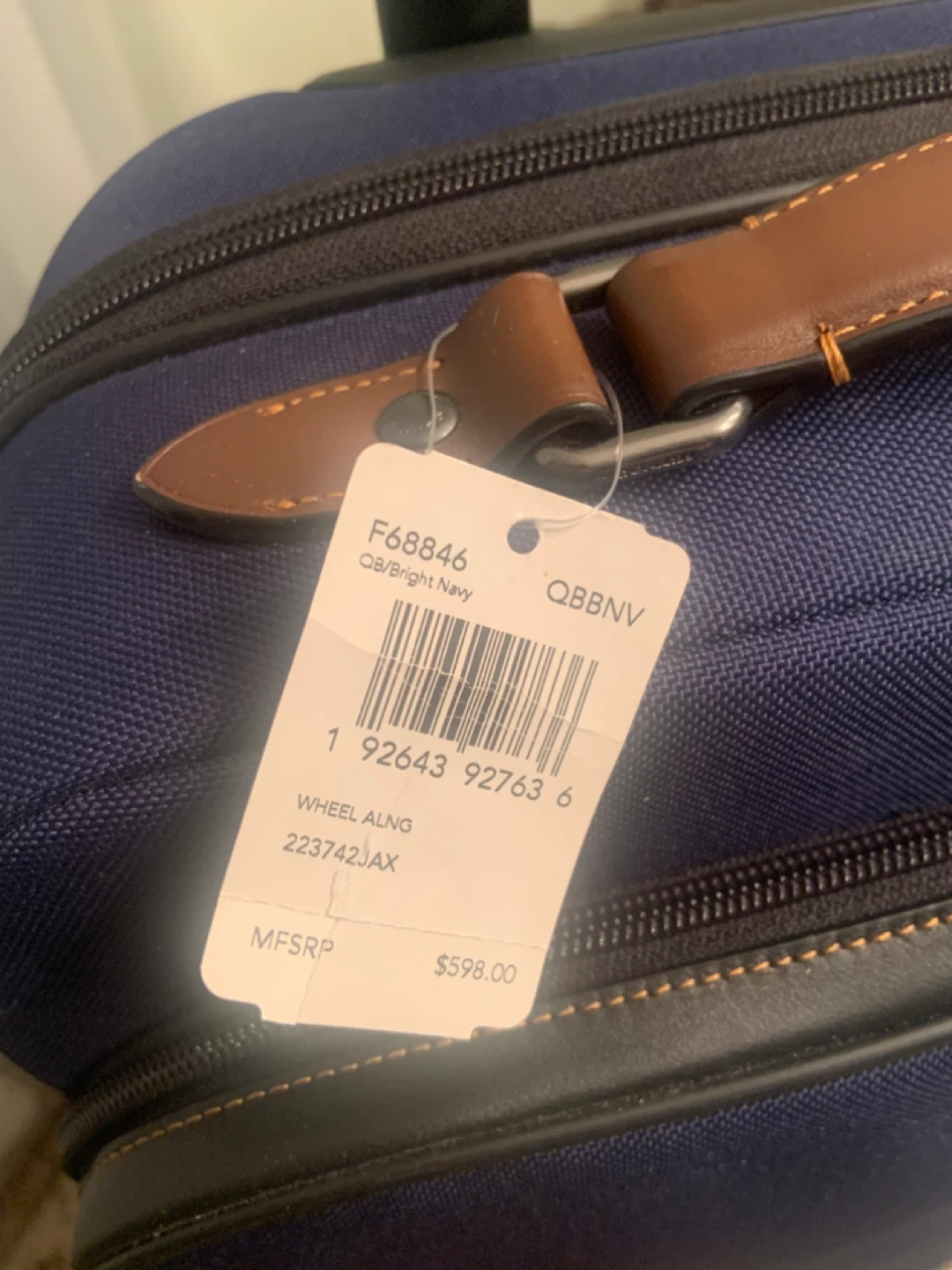 Coach New York Rolling Suitcase - Bright Navy - photo 2
