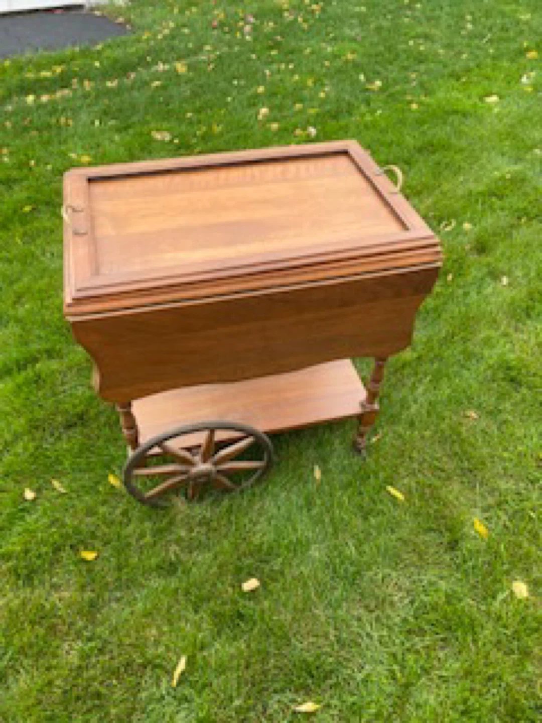 Vintage Wooden tea Cart