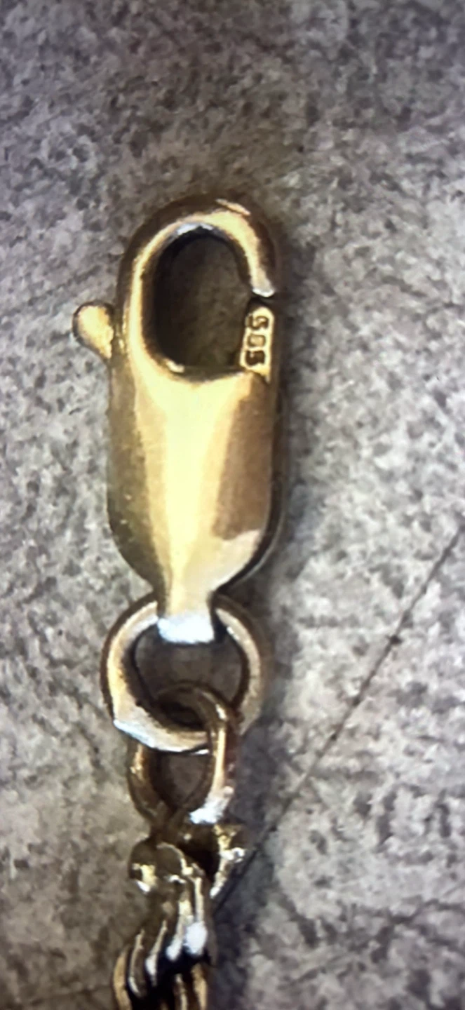 14k yellow gold necklace 22” long - photo 5