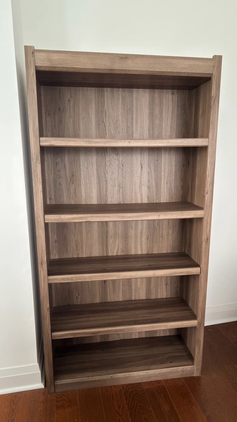 5-Shelf Wooden Bookshelf