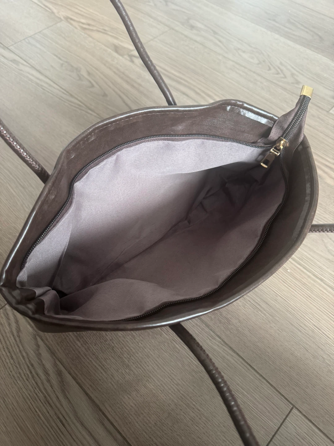 New Brown Leather Tote Bag - photo 3