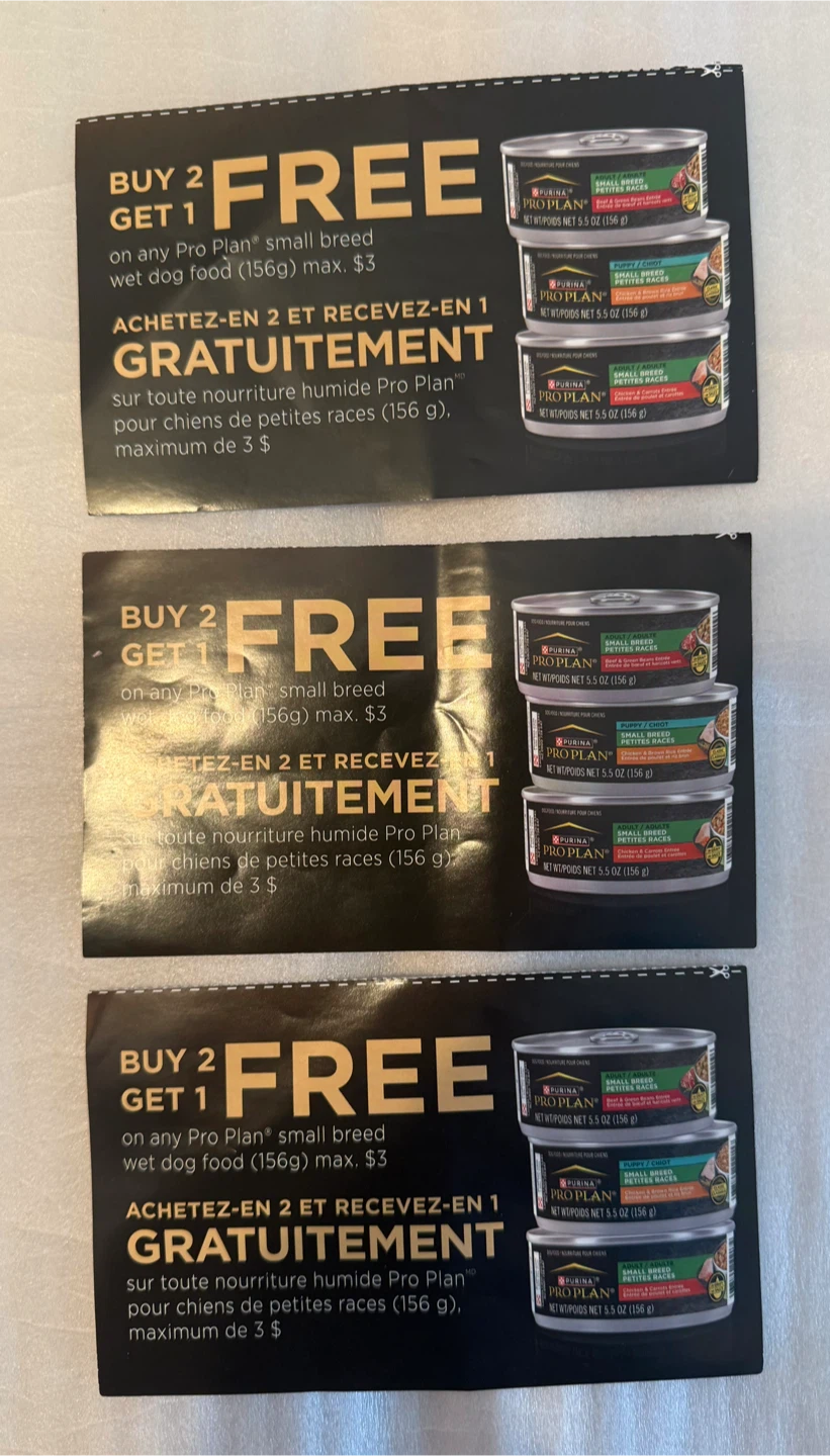 3 FREE CANS - Purina Pro Plan Wet Dog Food & Coupons - photo 3