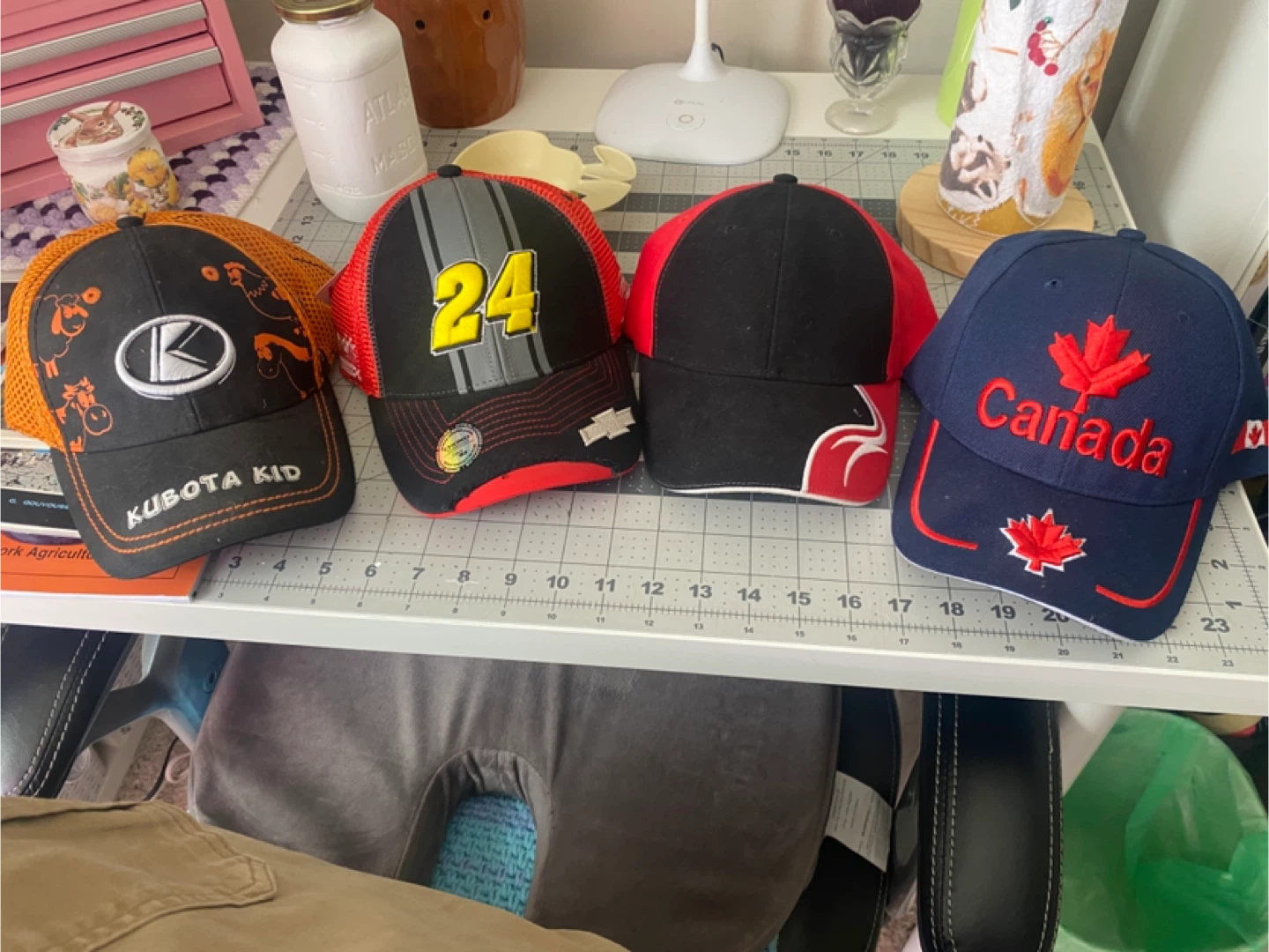 Kubota Kid, Canada, and NASCAR Baseball Caps