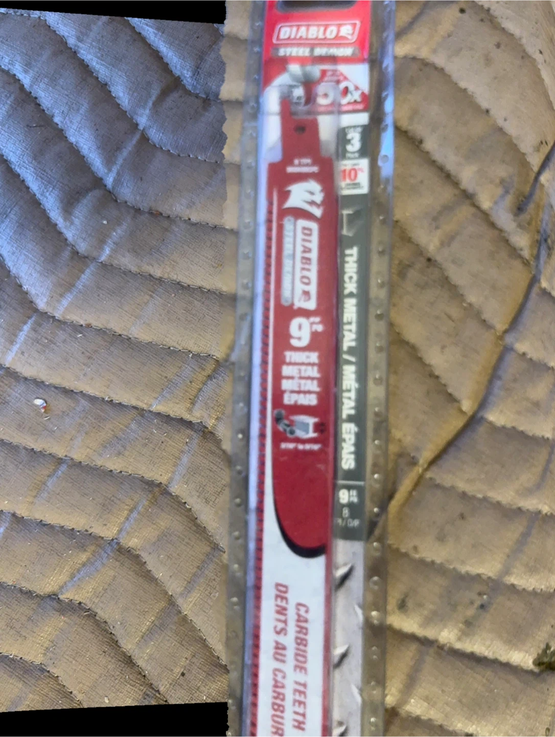 Diablo 9" Thick Metal Reciprocating Saw Blade