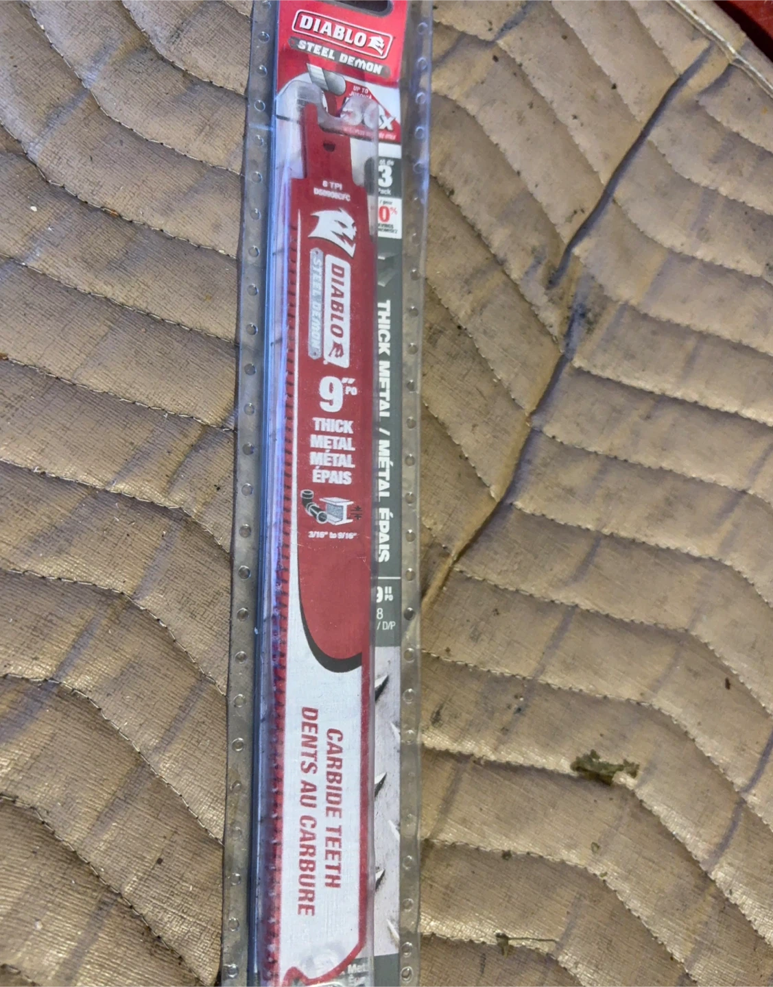 Diablo 9" Thick Metal Reciprocating Saw Blade - photo 3