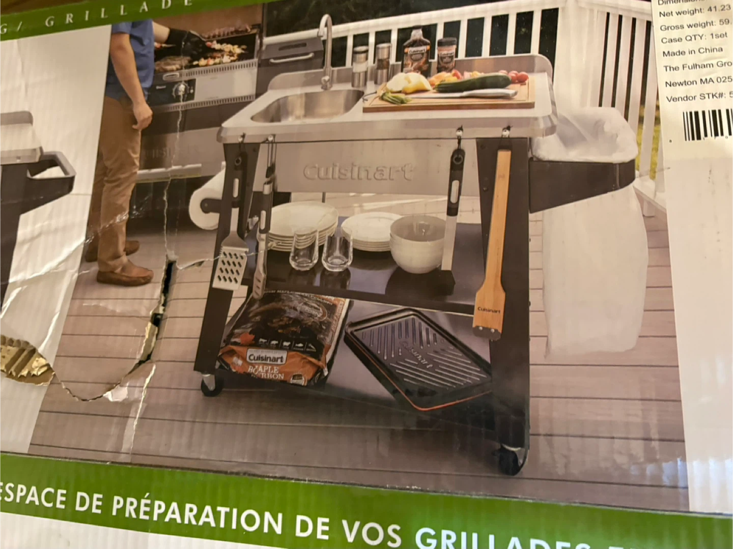 Cuisinart Deluxe Outdoor Prep Table - photo 4