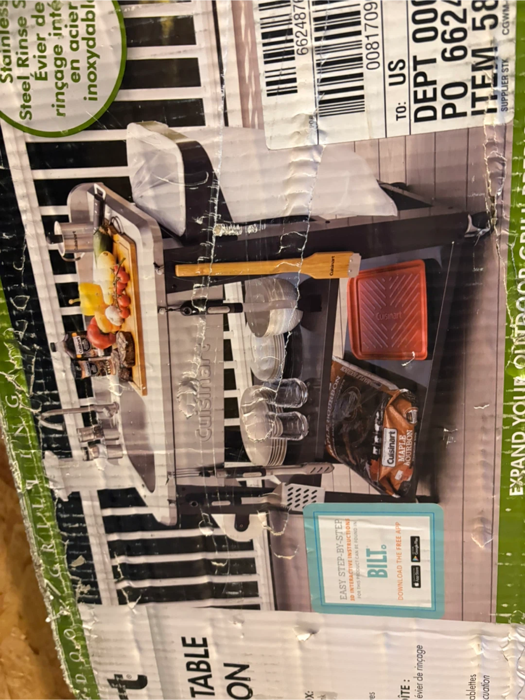 Cuisinart Deluxe Outdoor Prep Table