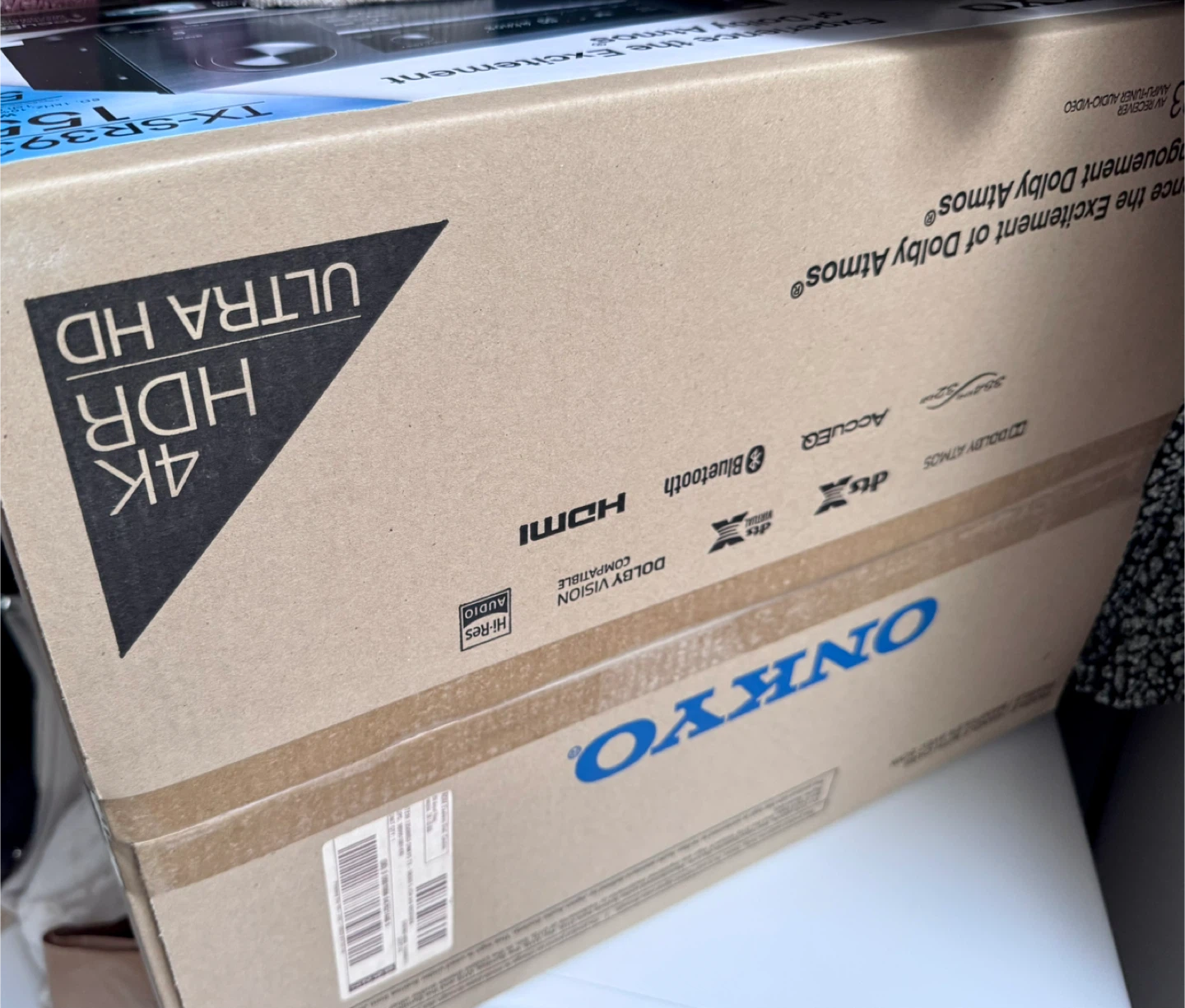 Onkyo TX-SR393 4K Ultra HD HDR AV Receiver - photo 3