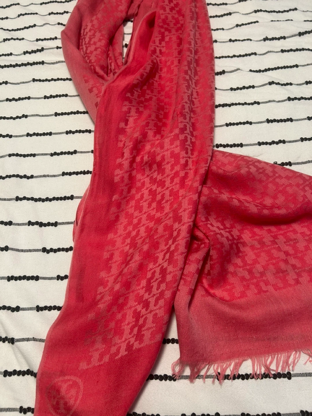Tory Burch Pink Scarf - photo 4