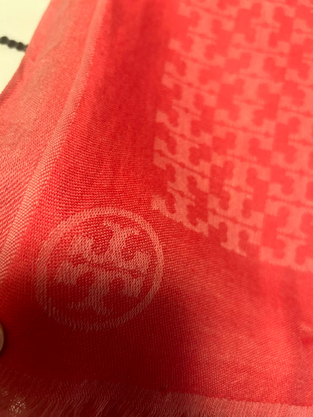 Tory Burch Pink Scarf