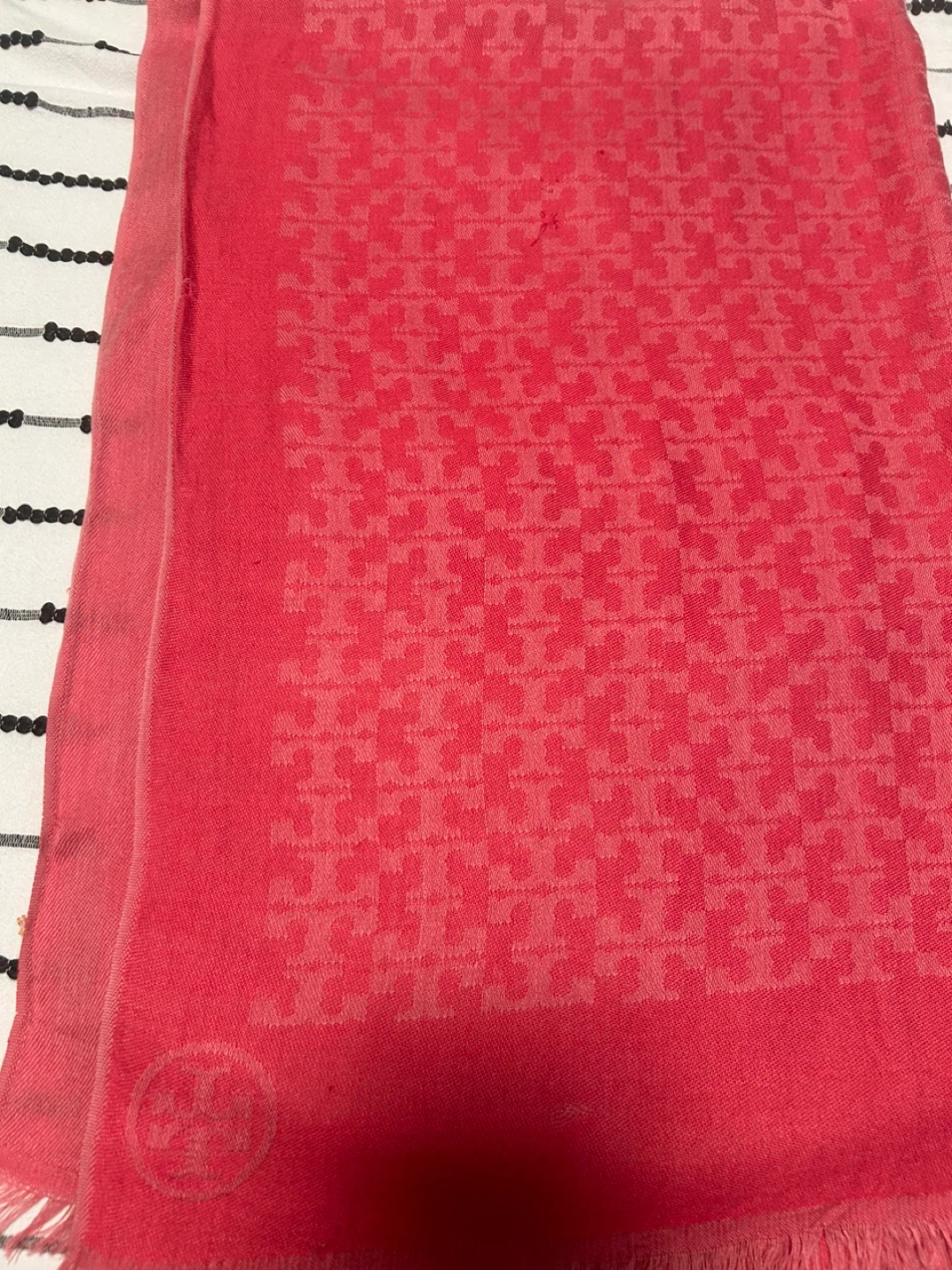 Tory Burch Pink Scarf - photo 3