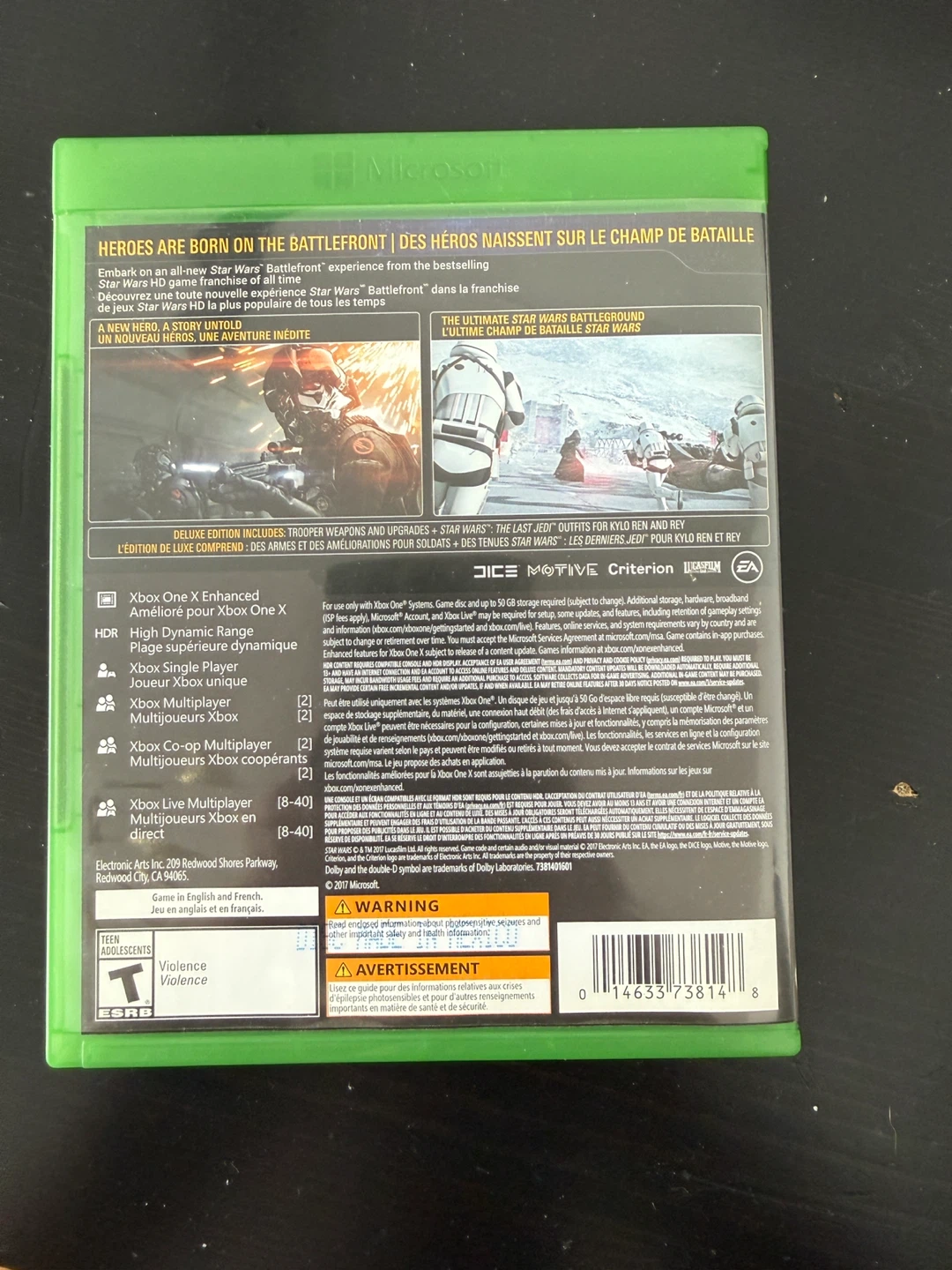 Star Wars Battlefront II Elite Trooper Deluxe Edition Xbox One - photo 2