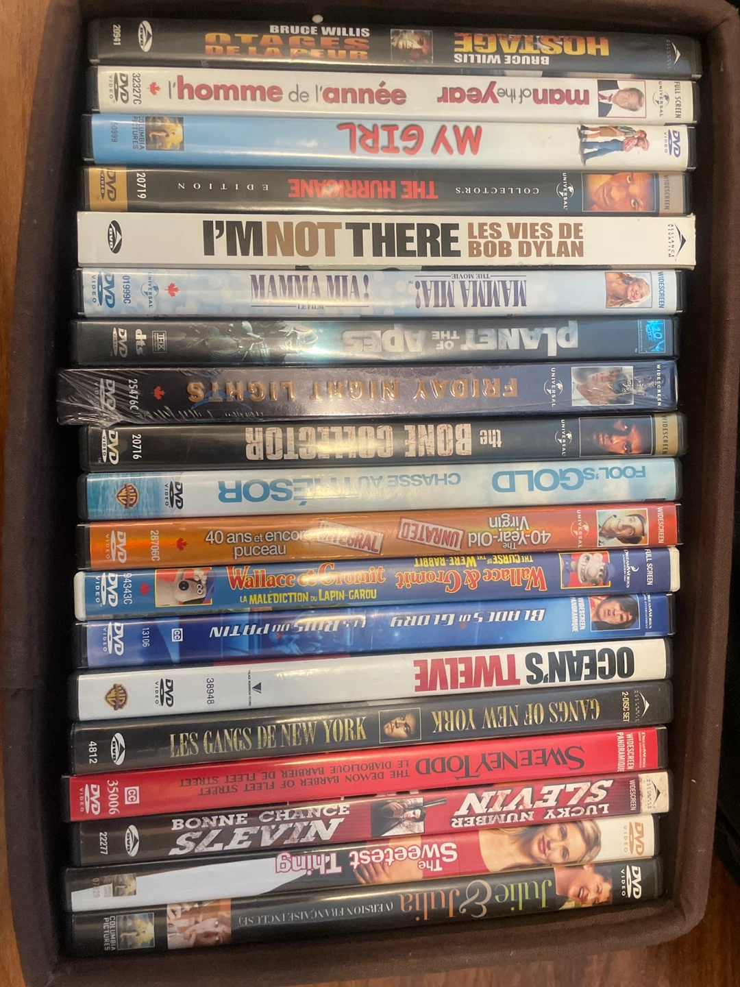 Various DVDs - Bruce Willis, Mamma Mia!, Oceans Twelve & More