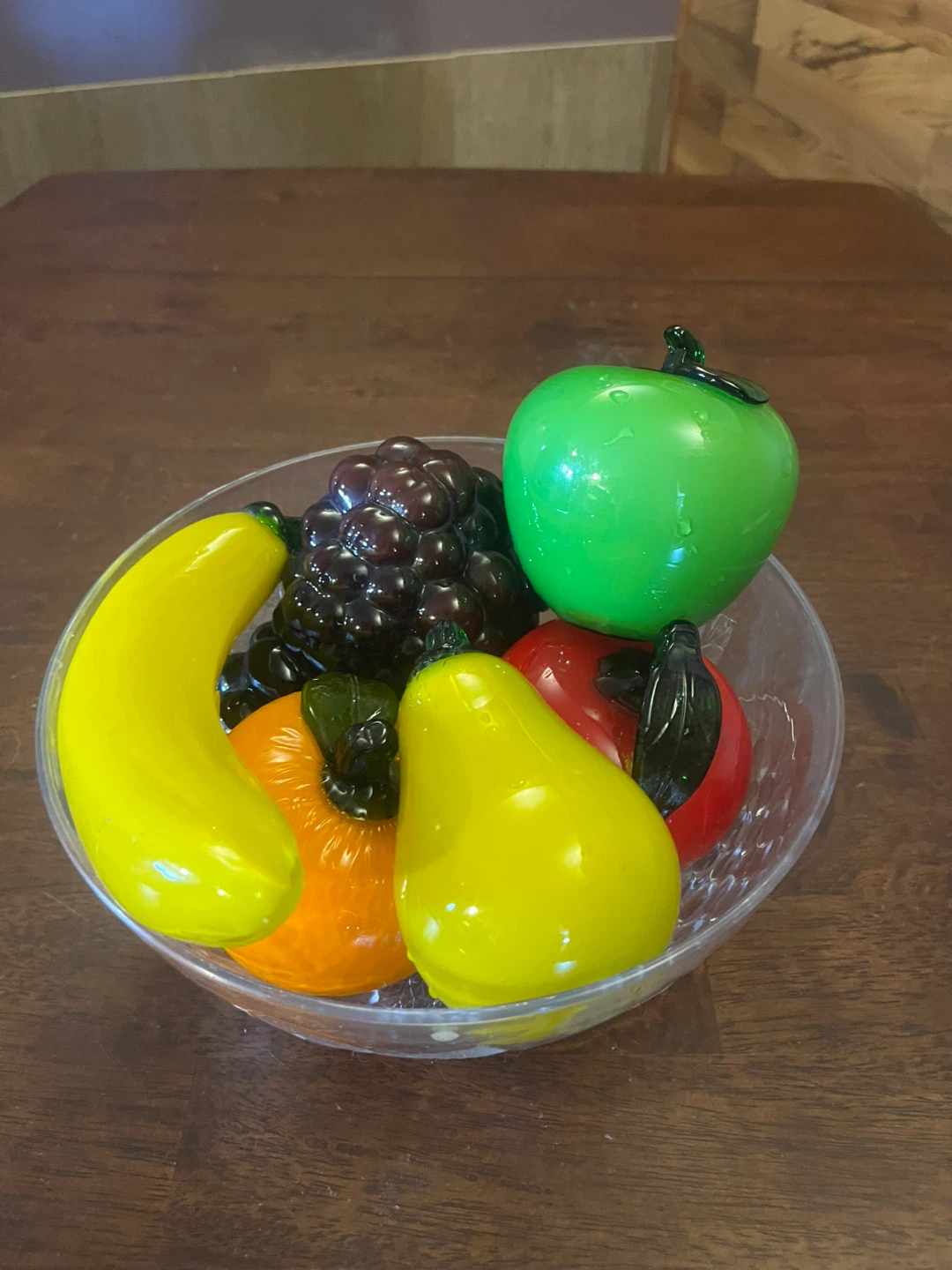 Decorative Glass Fruit Bowl Set