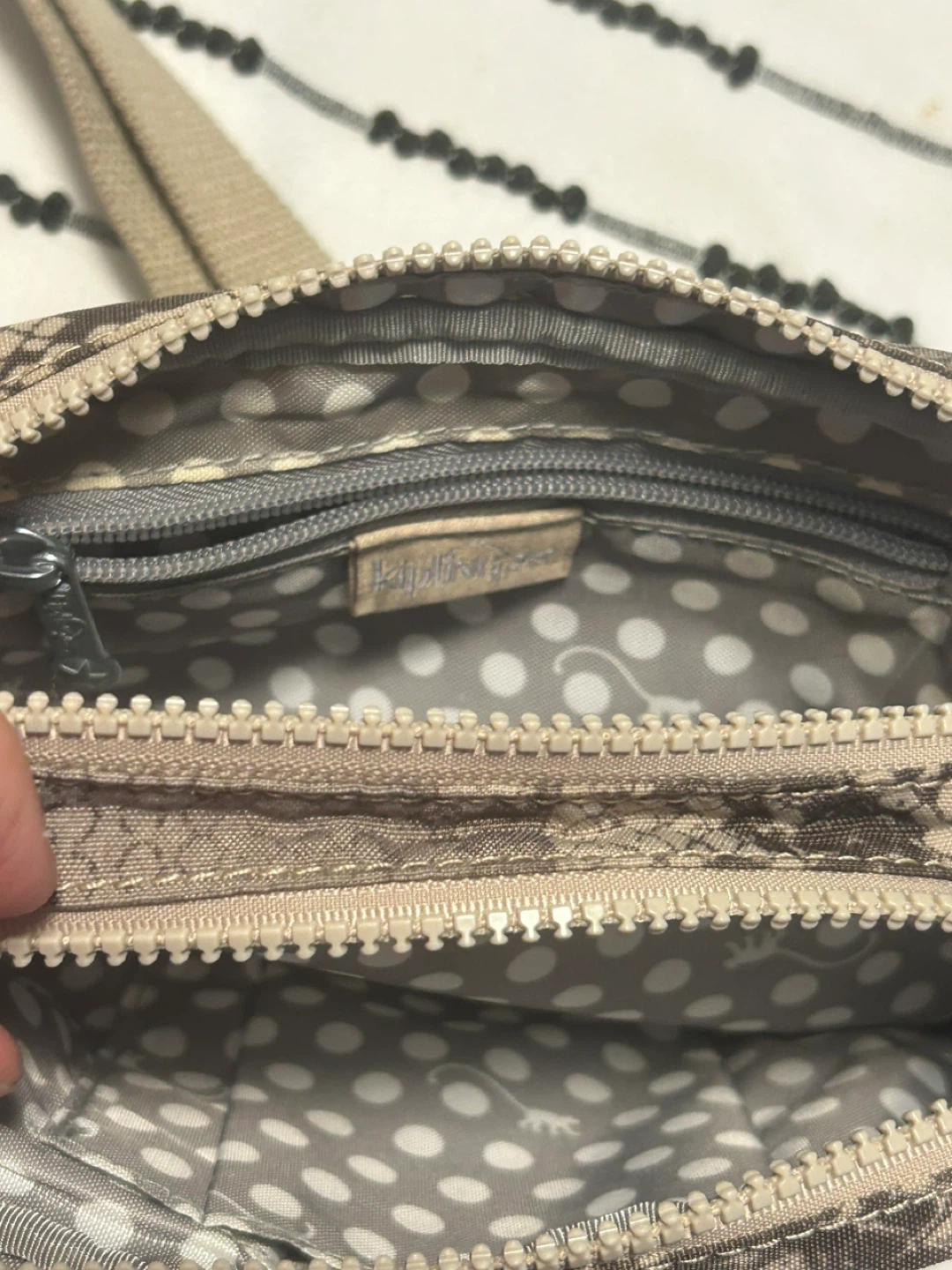 Kipling Crossbody Bag Snake Print - photo 5