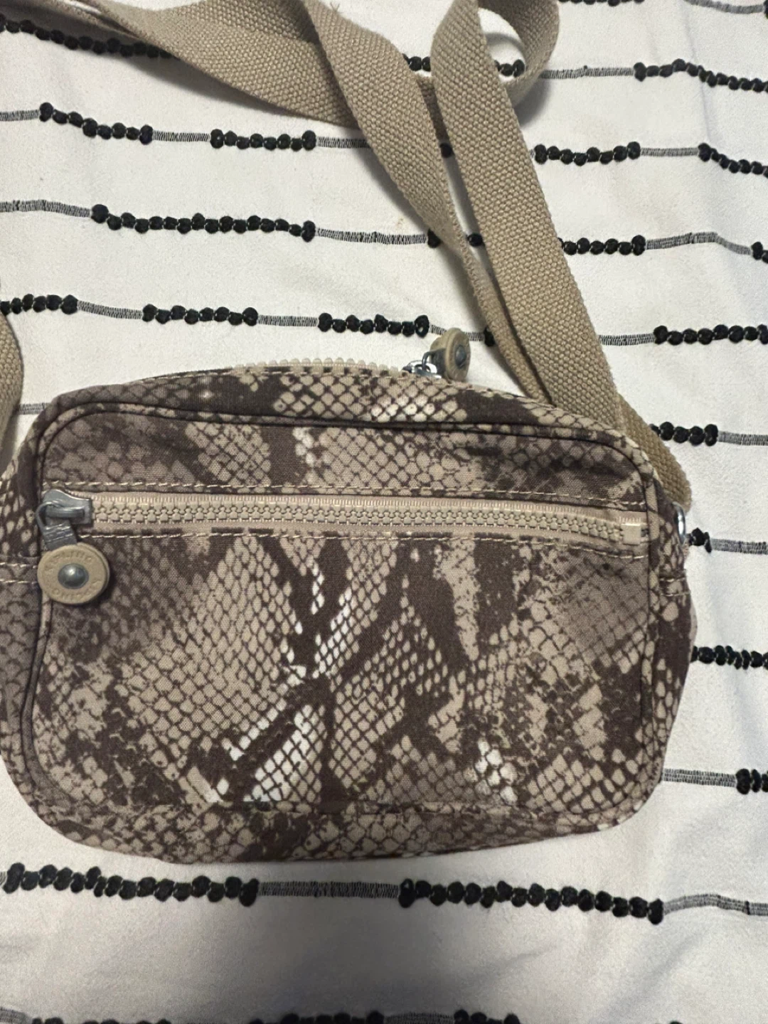 Kipling Crossbody Bag Snake Print - photo 2