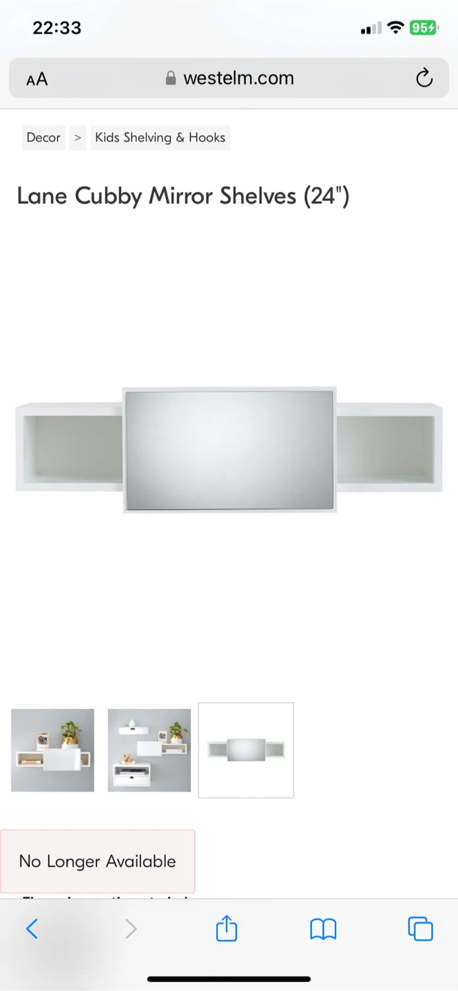West Elm Lane Cubby Mirror Shelves (24") - photo 4