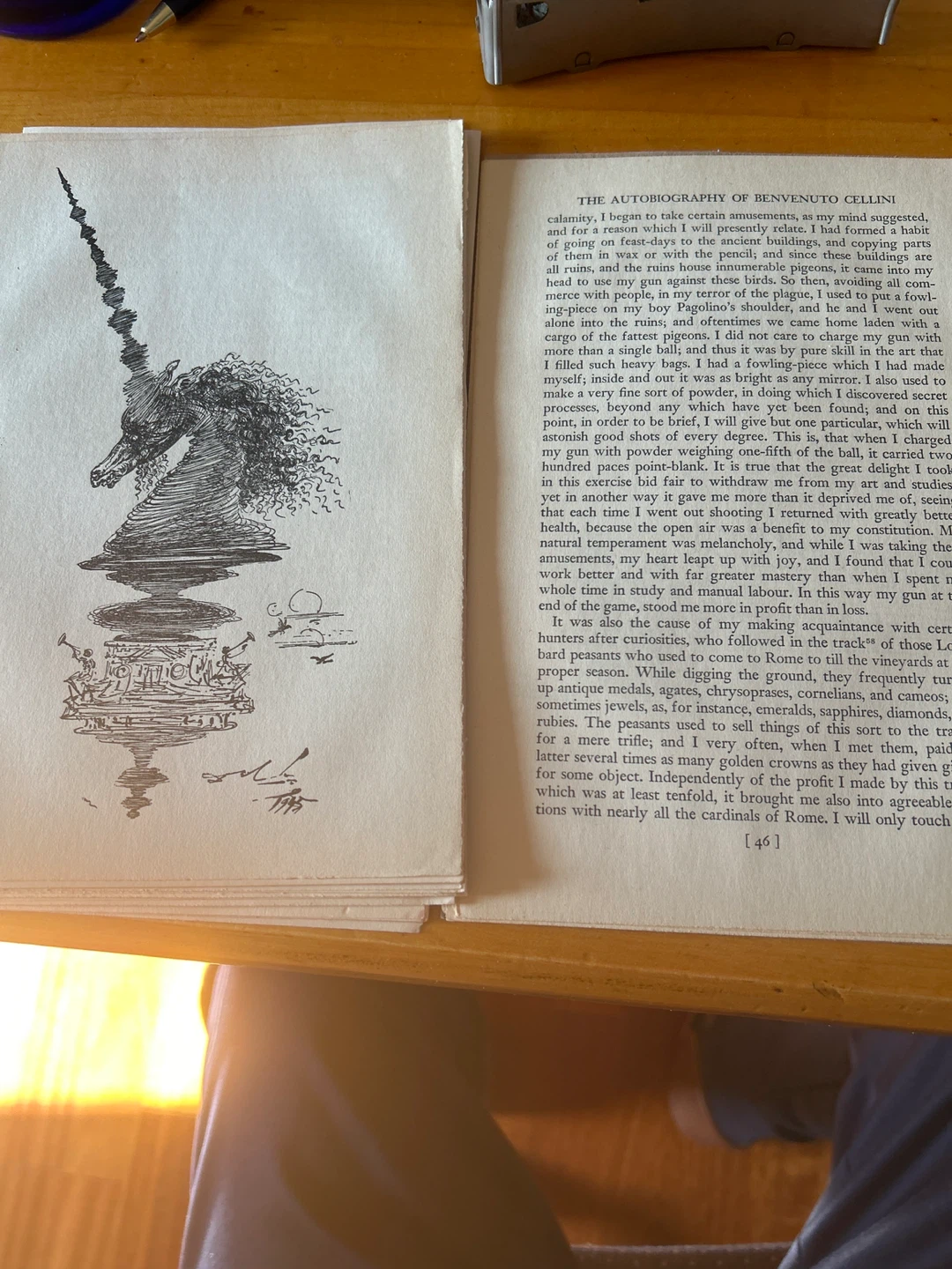 26 illustrations by Salvador Dalis of Autobiography of Cellini - photo 5